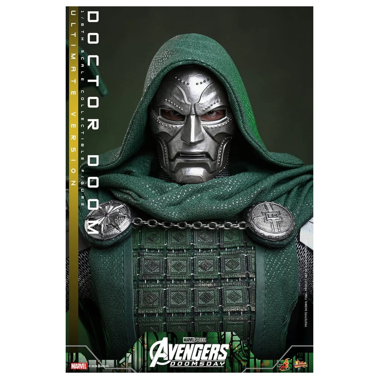 Avengers: Doomsday Movie Masterpiece akcijska figura 1/6 Doctor Doom (Ultimate Version) 31 cm fotografija izdelka