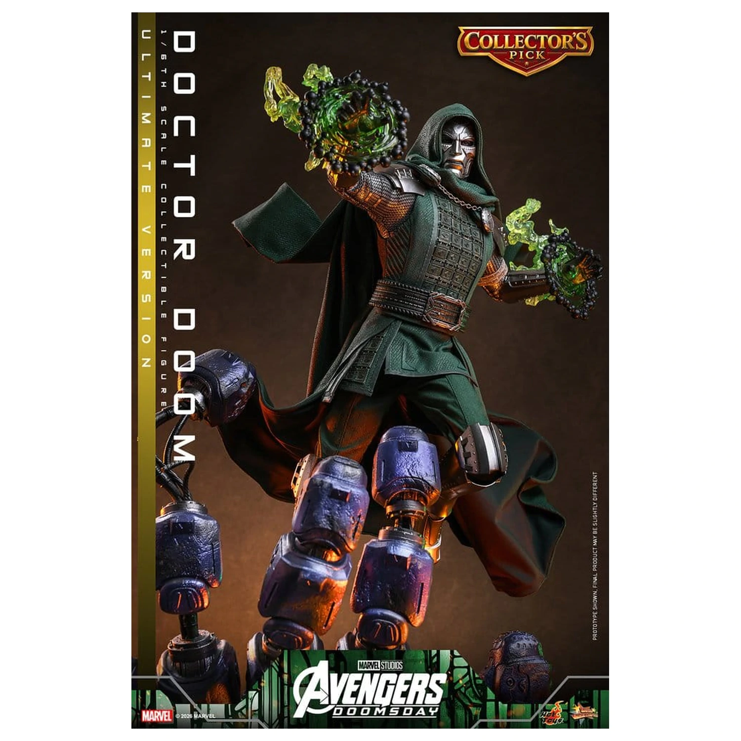 Avengers: Doomsday Movie Masterpiece akcijska figura 1/6 Doctor Doom (Ultimate Version) 31 cm fotografija izdelka