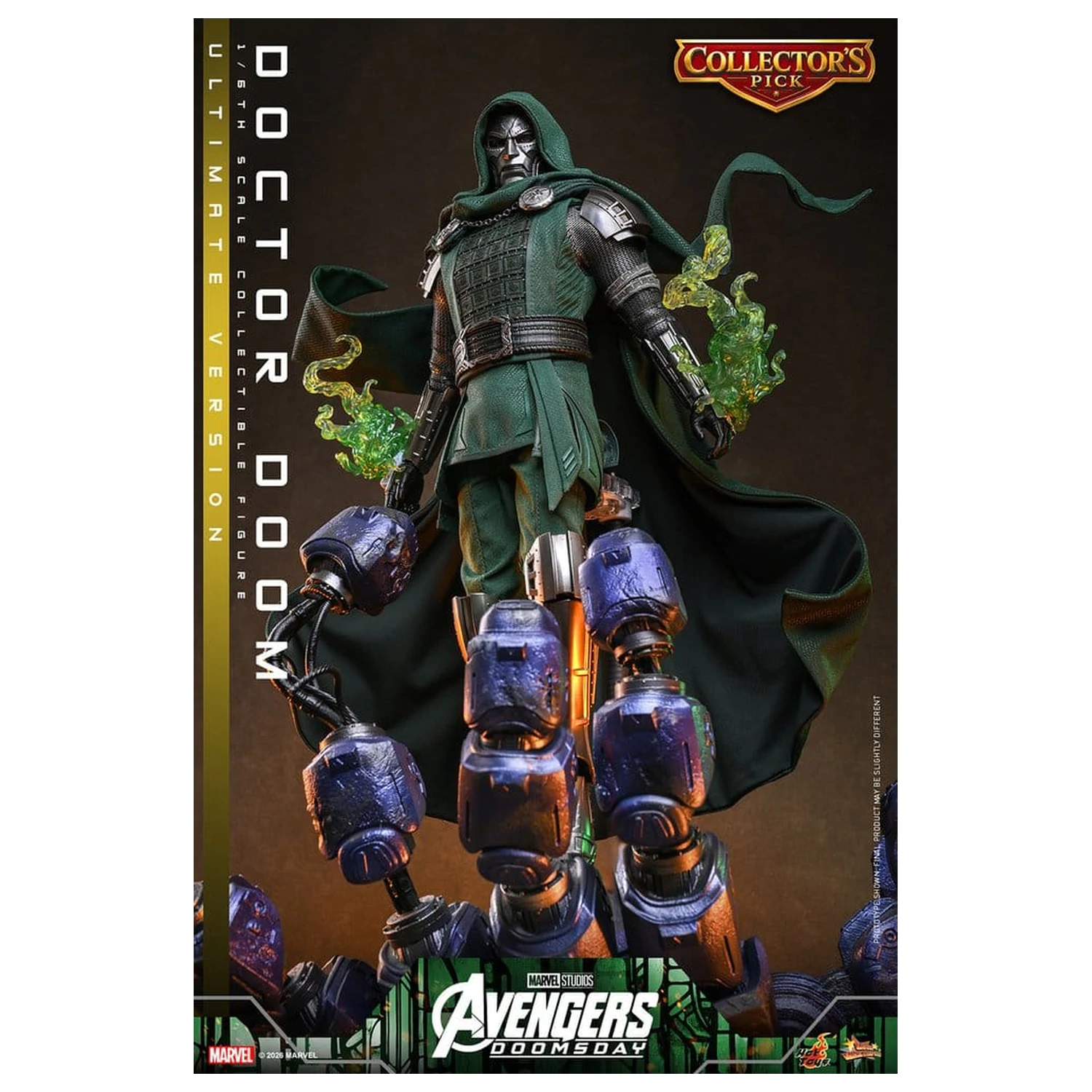 Avengers: Doomsday Movie Masterpiece akcijska figura 1/6 Doctor Doom (Ultimate Version) 31 cm fotografija izdelka