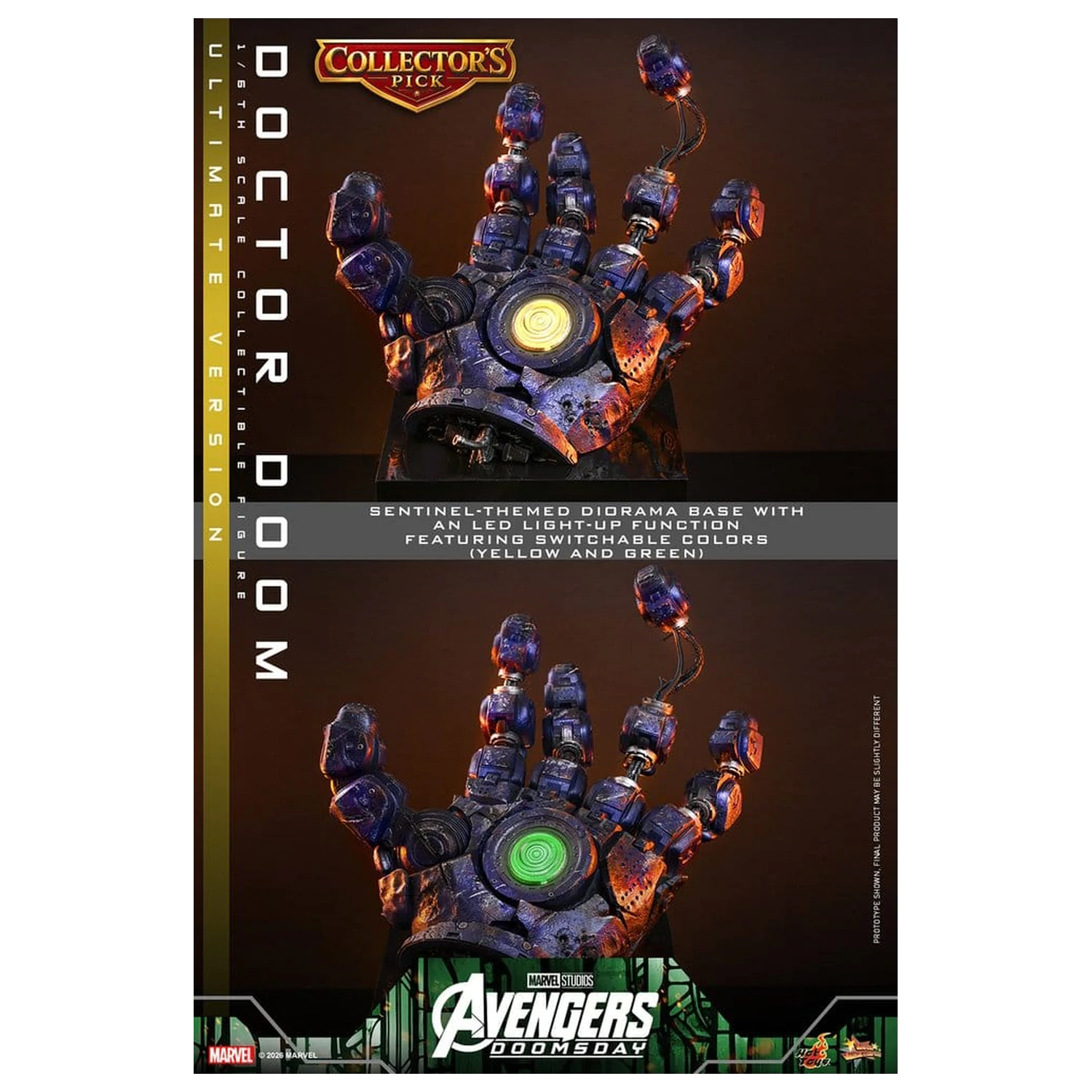 Avengers: Doomsday Movie Masterpiece akcijska figura 1/6 Doctor Doom (Ultimate Version) 31 cm fotografija izdelka