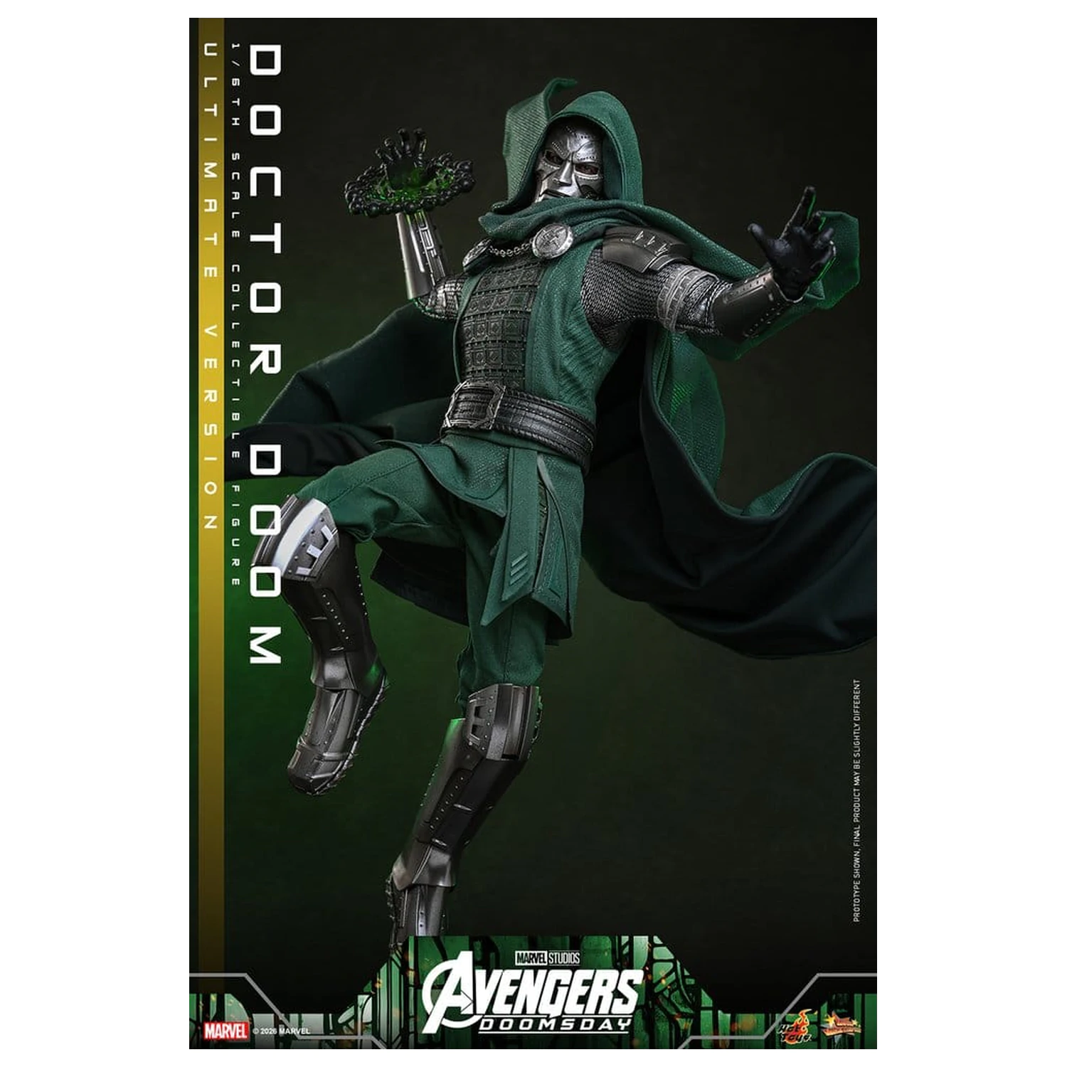 Avengers: Doomsday Movie Masterpiece akcijska figura 1/6 Doctor Doom (Ultimate Version) 31 cm fotografija izdelka