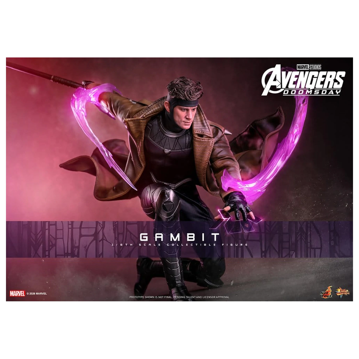 Avengers: Doomsday Movie Masterpiece akcijska figura 1/6 Gambit 31 cm fotografija izdelka