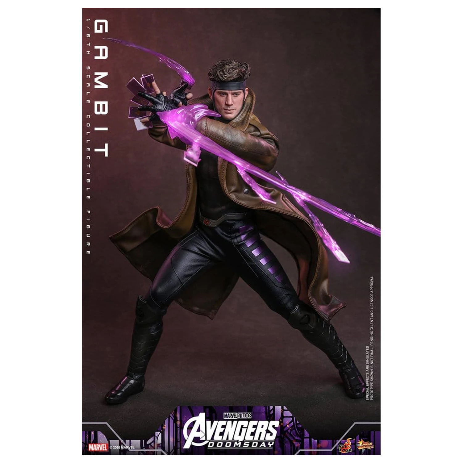 Avengers: Doomsday Movie Masterpiece akcijska figura 1/6 Gambit 31 cm fotografija izdelka