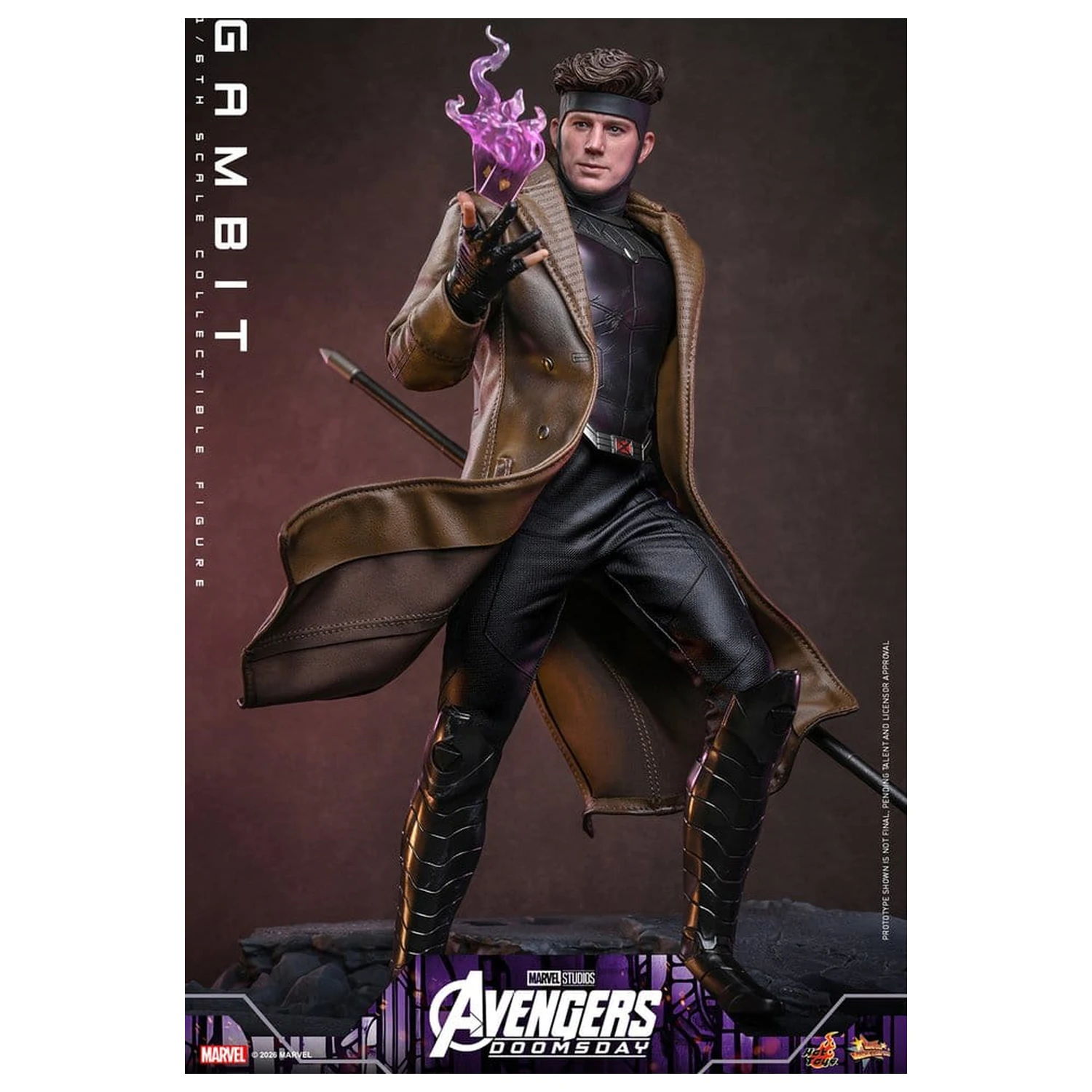 Avengers: Doomsday Movie Masterpiece akcijska figura 1/6 Gambit 31 cm fotografija izdelka