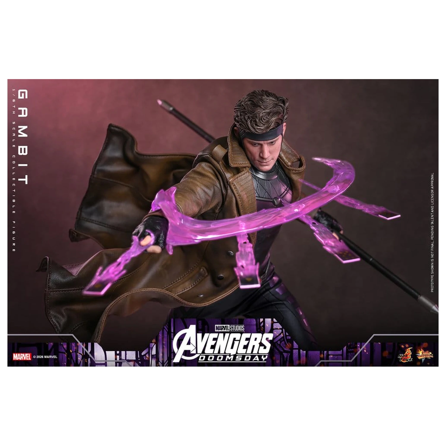 Avengers: Doomsday Movie Masterpiece akcijska figura 1/6 Gambit 31 cm fotografija izdelka