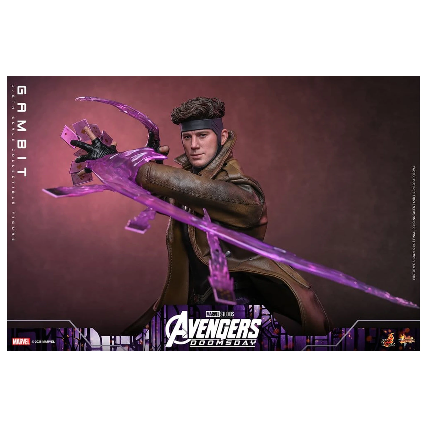 Avengers: Doomsday Movie Masterpiece akcijska figura 1/6 Gambit 31 cm fotografija izdelka