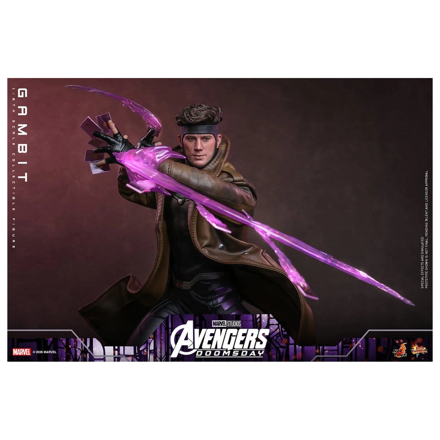 Avengers: Doomsday Movie Masterpiece akcijska figura 1/6 Gambit 31 cm fotografija izdelka