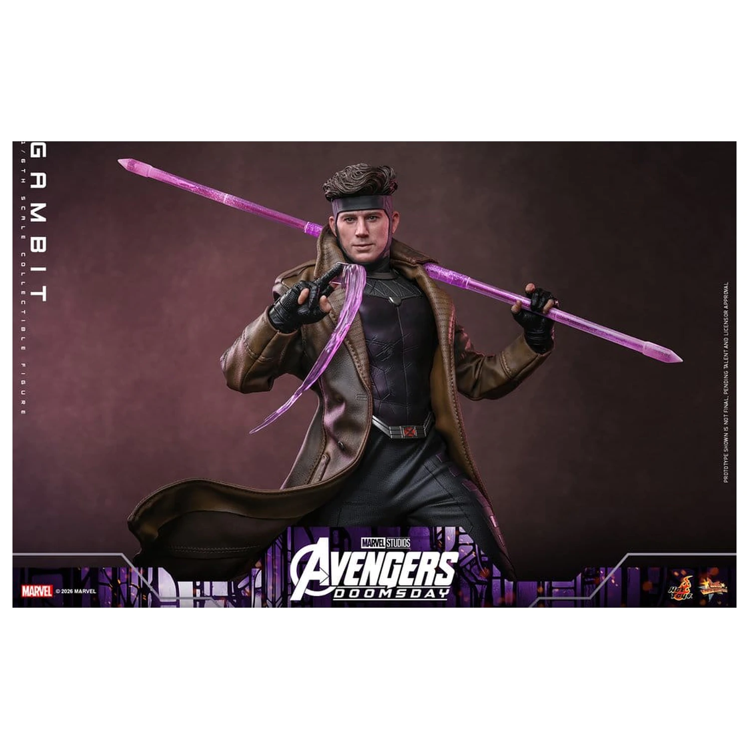 Avengers: Doomsday Movie Masterpiece akcijska figura 1/6 Gambit 31 cm fotografija izdelka