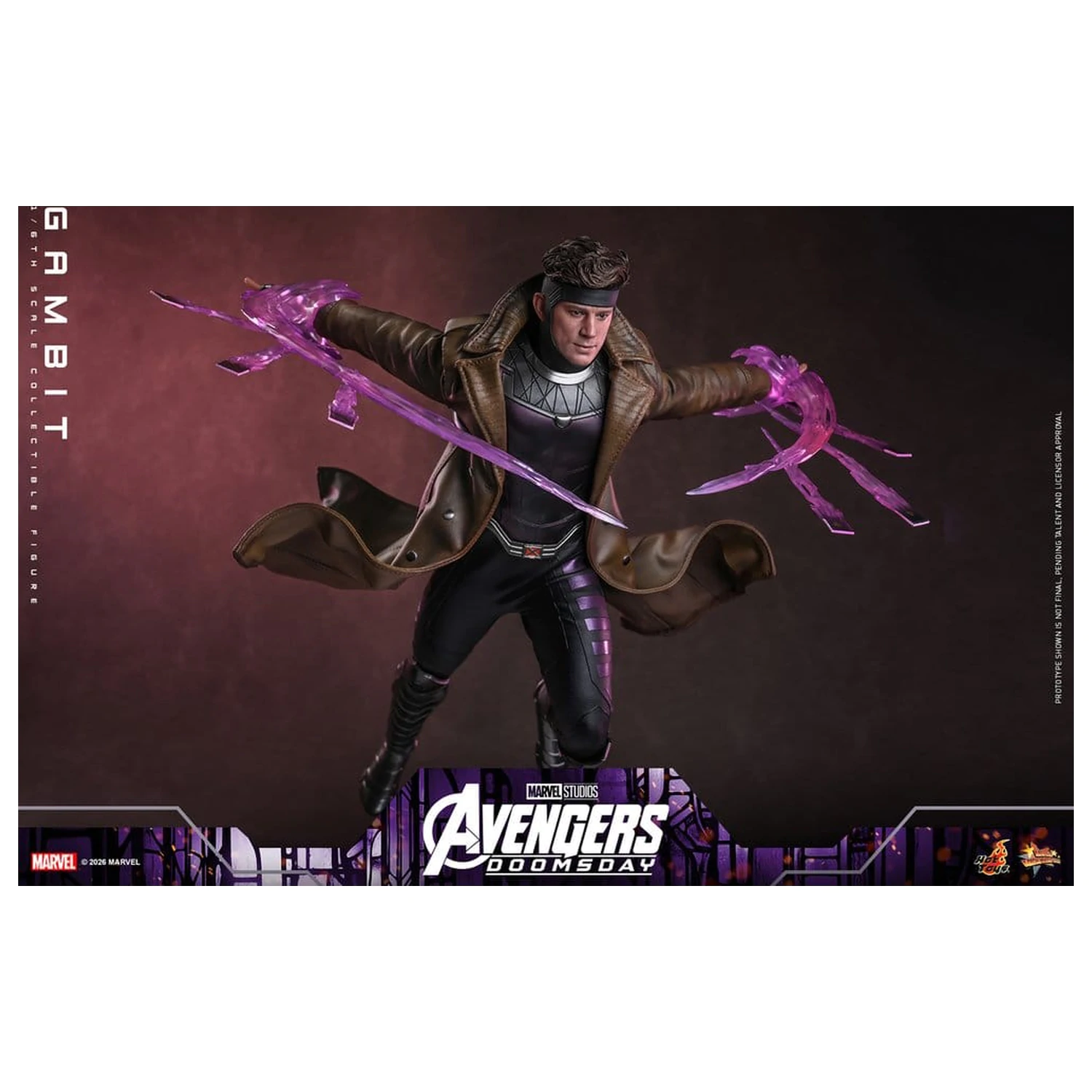 Avengers: Doomsday Movie Masterpiece akcijska figura 1/6 Gambit 31 cm fotografija izdelka