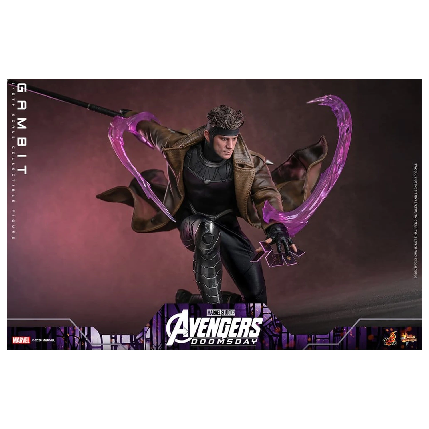 Avengers: Doomsday Movie Masterpiece akcijska figura 1/6 Gambit 31 cm fotografija izdelka