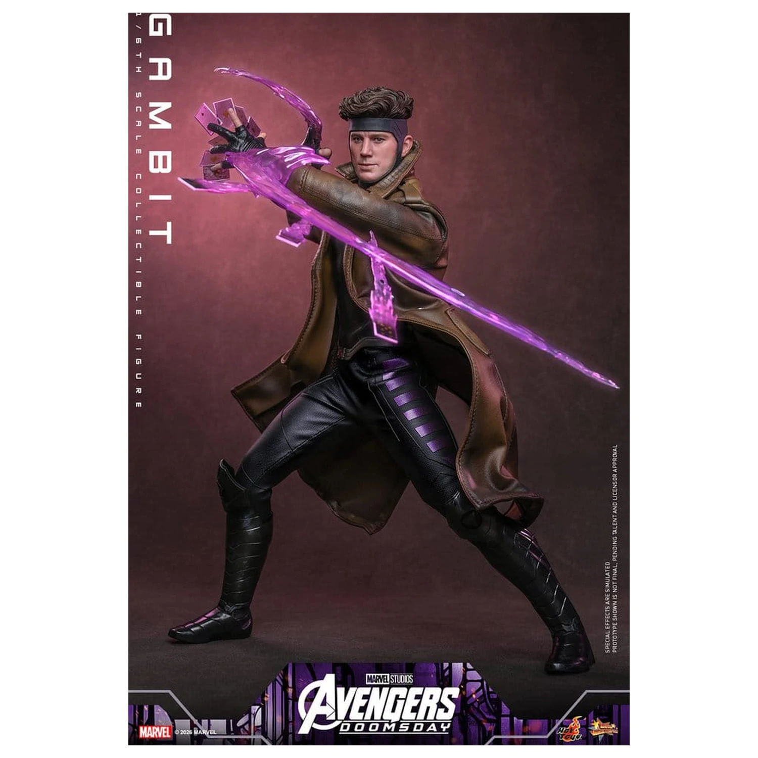Avengers: Doomsday Movie Masterpiece akcijska figura 1/6 Gambit 31 cm fotografija izdelka