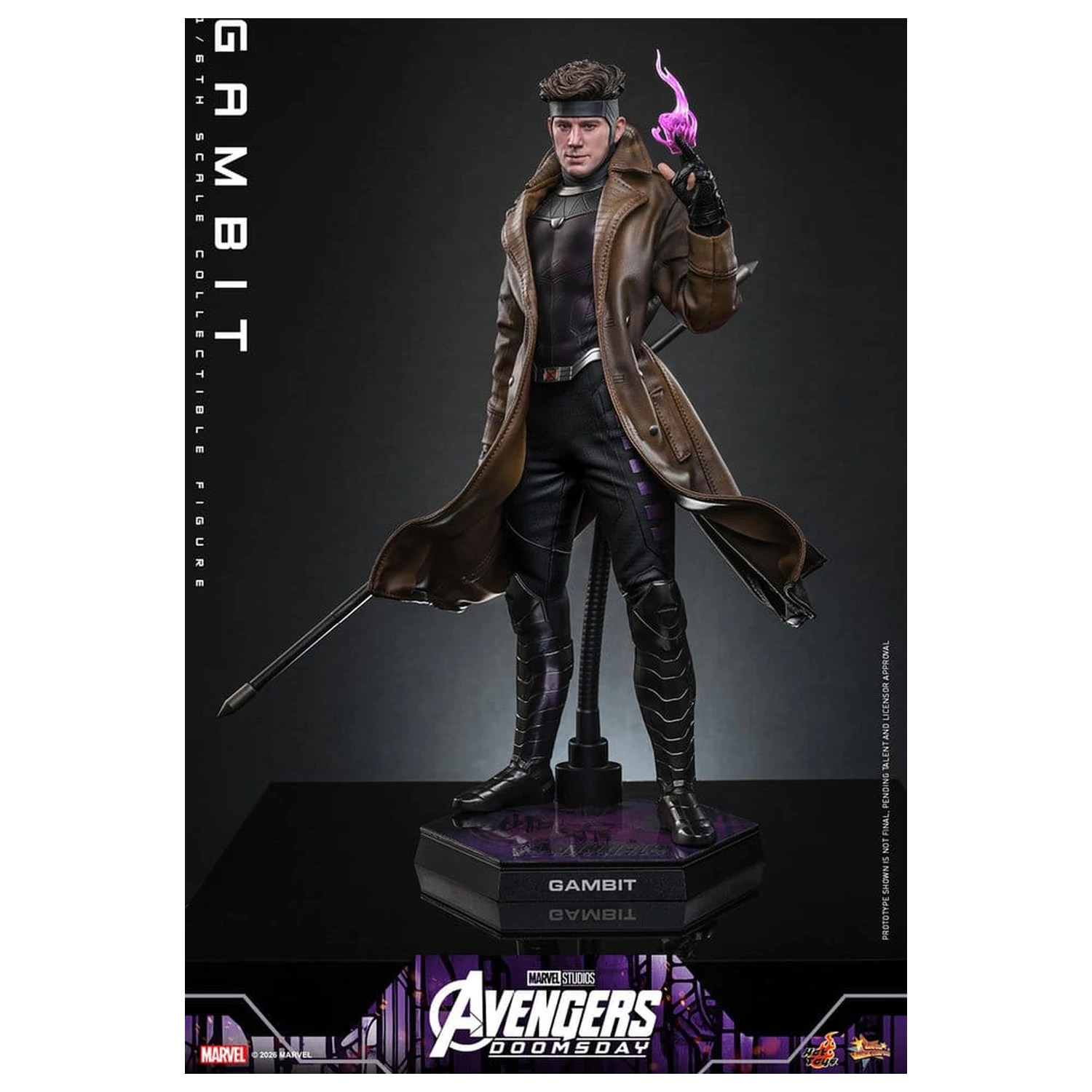 Avengers: Doomsday Movie Masterpiece akcijska figura 1/6 Gambit 31 cm fotografija izdelka