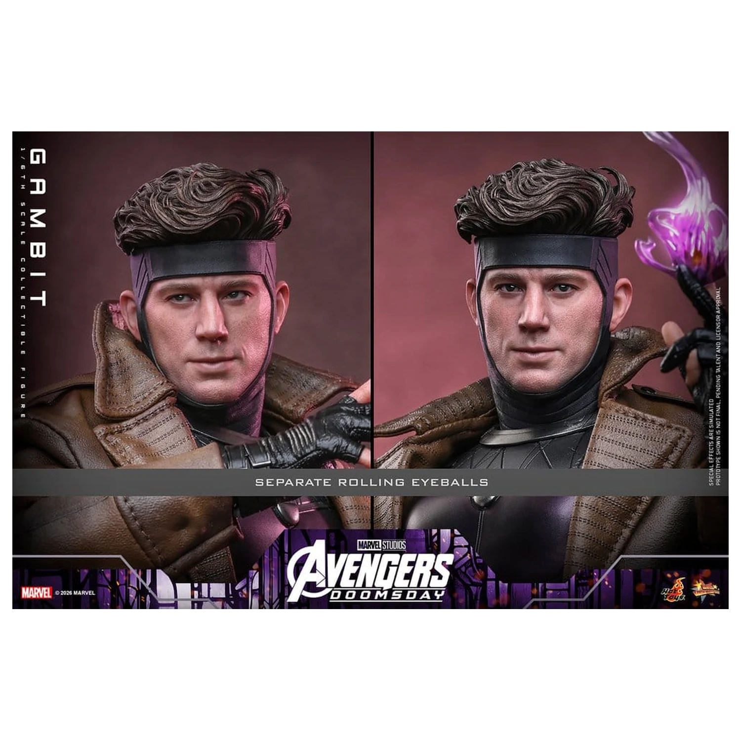 Avengers: Doomsday Movie Masterpiece akcijska figura 1/6 Gambit 31 cm fotografija izdelka