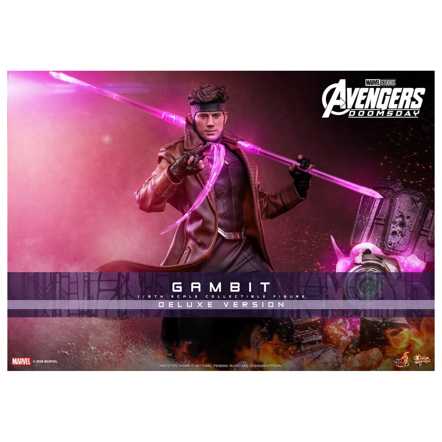 Avengers: Doomsday Movie Masterpiece akcijska figura 1/6 Gambit (Deluxe Version) 31 cm fotografija izdelka