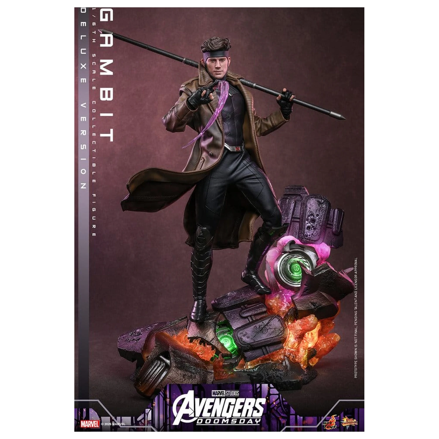 Avengers: Doomsday Movie Masterpiece akcijska figura 1/6 Gambit (Deluxe Version) 31 cm fotografija izdelka