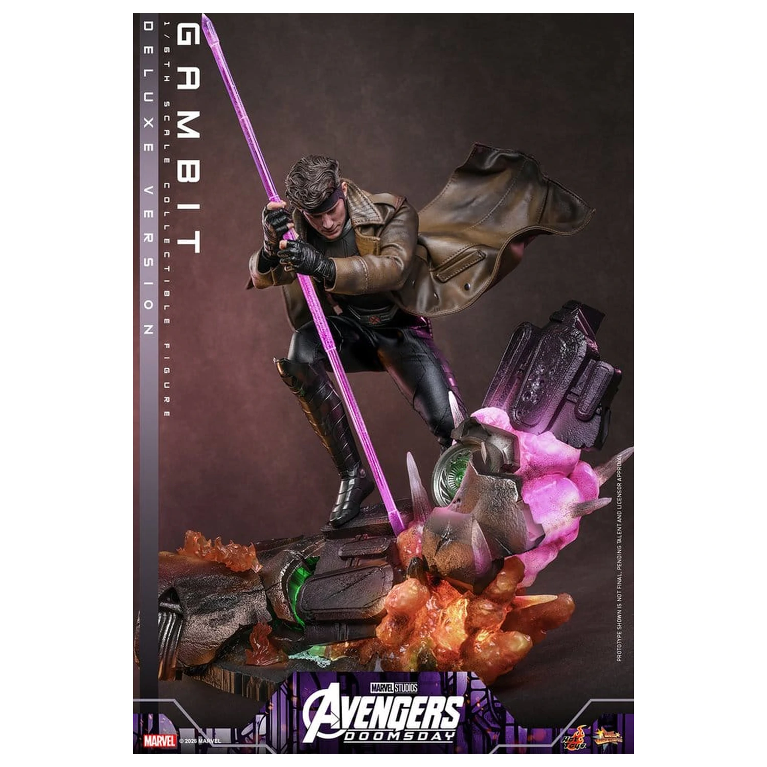 Avengers: Doomsday Movie Masterpiece akcijska figura 1/6 Gambit (Deluxe Version) 31 cm fotografija izdelka