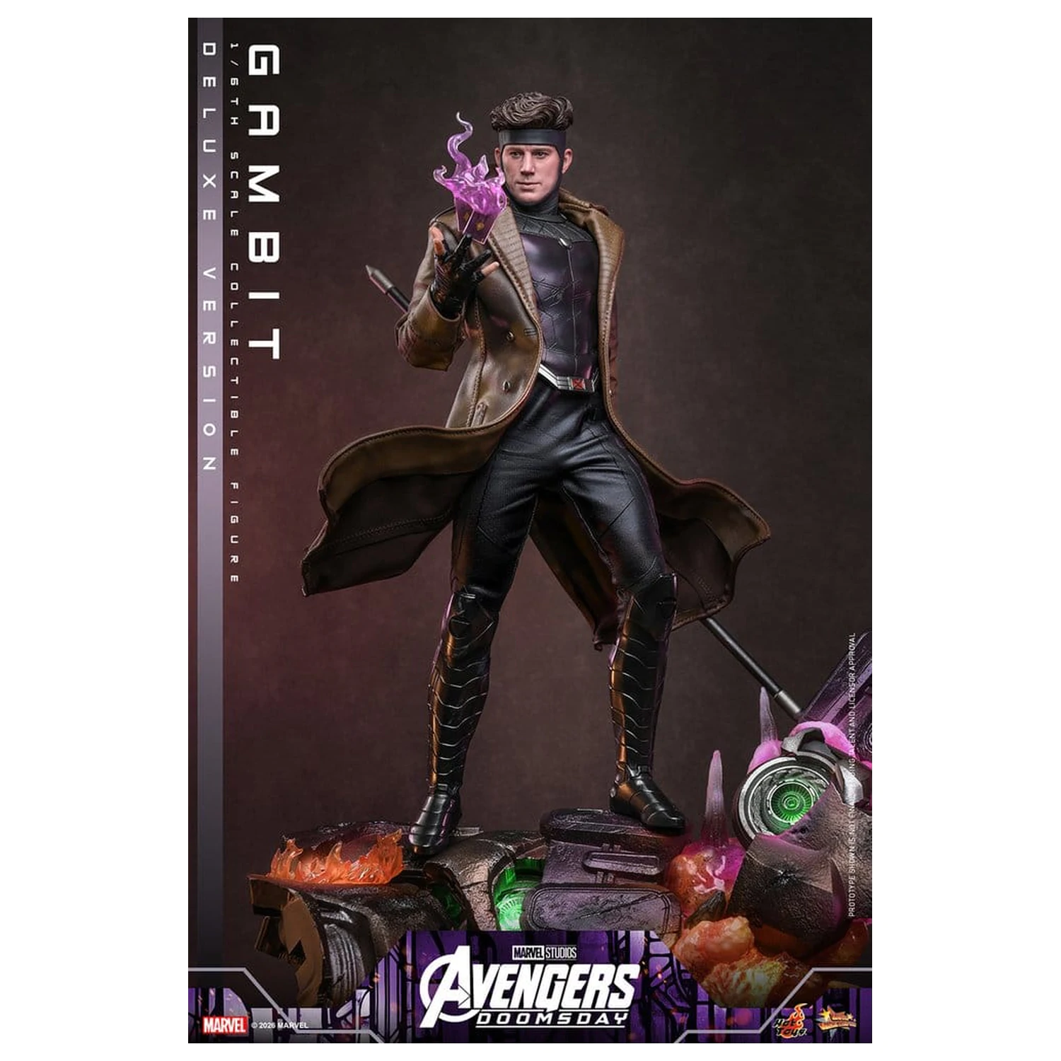 Avengers: Doomsday Movie Masterpiece akcijska figura 1/6 Gambit (Deluxe Version) 31 cm fotografija izdelka