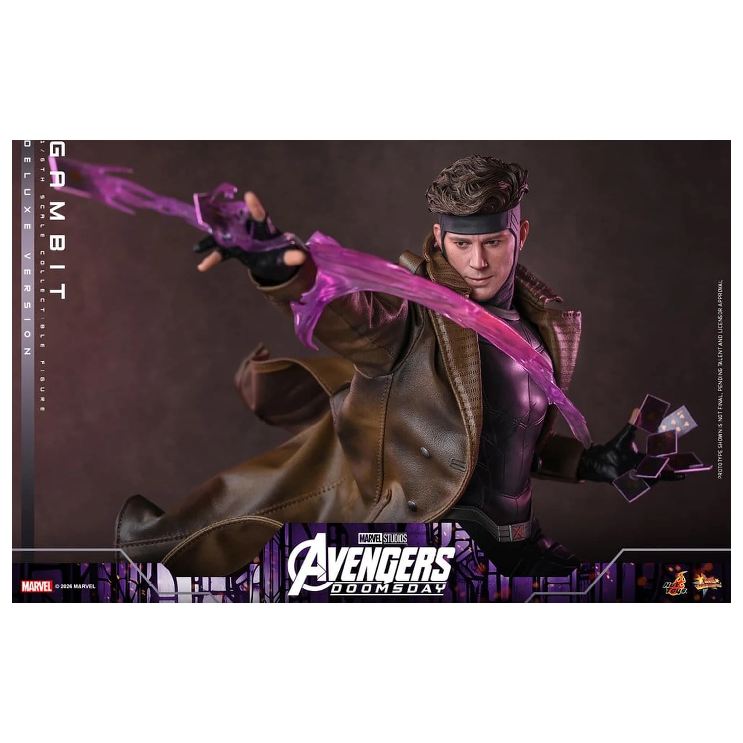 Avengers: Doomsday Movie Masterpiece akcijska figura 1/6 Gambit (Deluxe Version) 31 cm fotografija izdelka