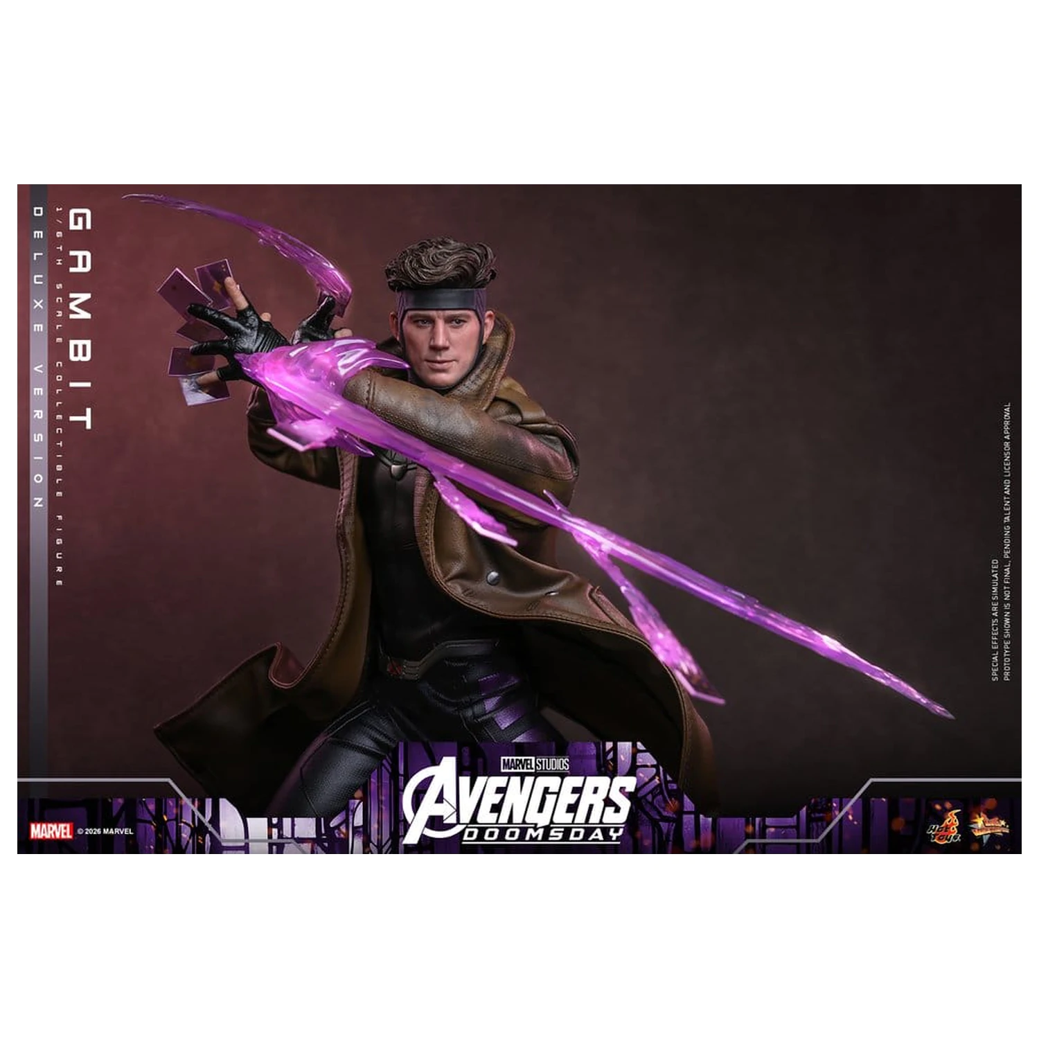 Avengers: Doomsday Movie Masterpiece akcijska figura 1/6 Gambit (Deluxe Version) 31 cm fotografija izdelka