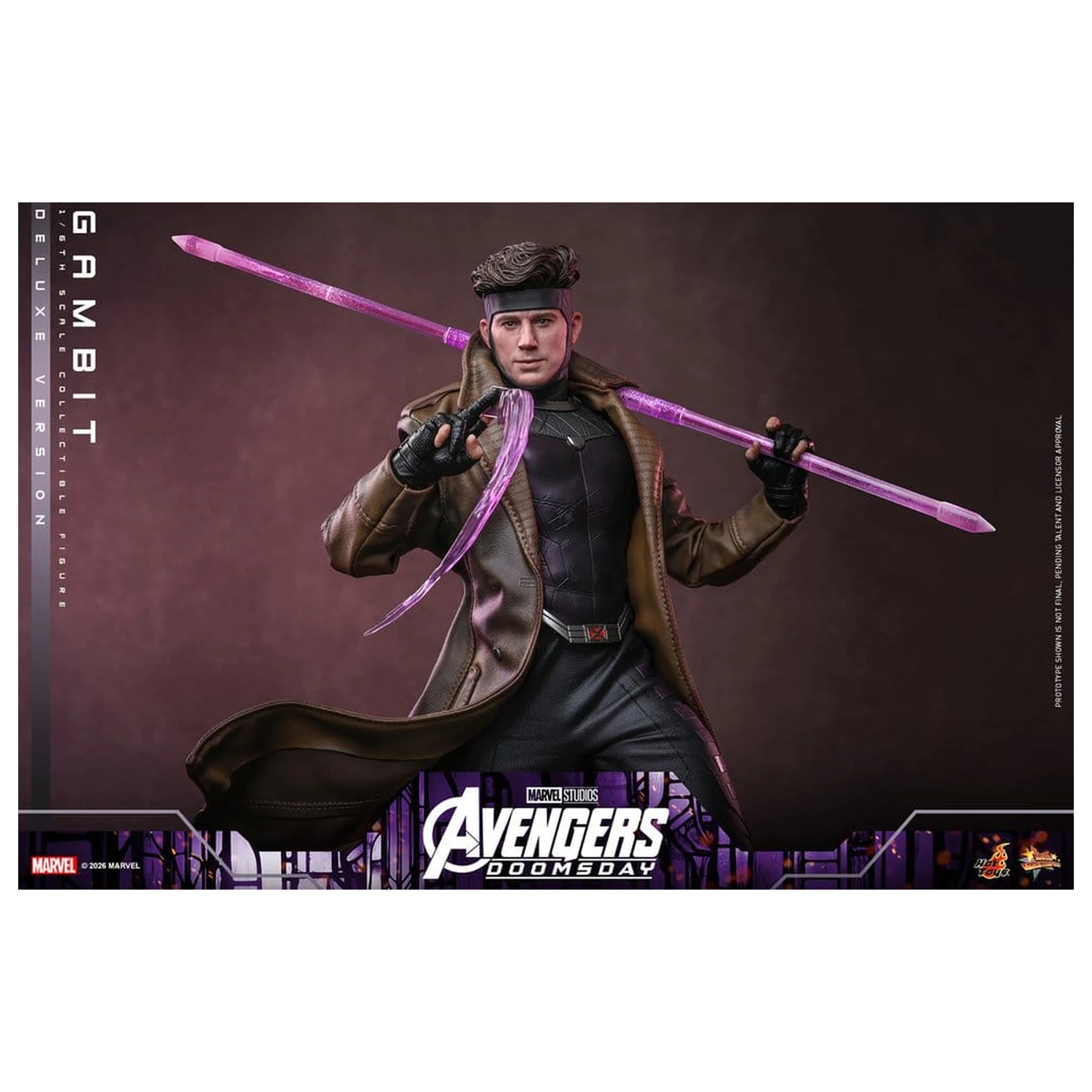 Avengers: Doomsday Movie Masterpiece akcijska figura 1/6 Gambit (Deluxe Version) 31 cm fotografija izdelka