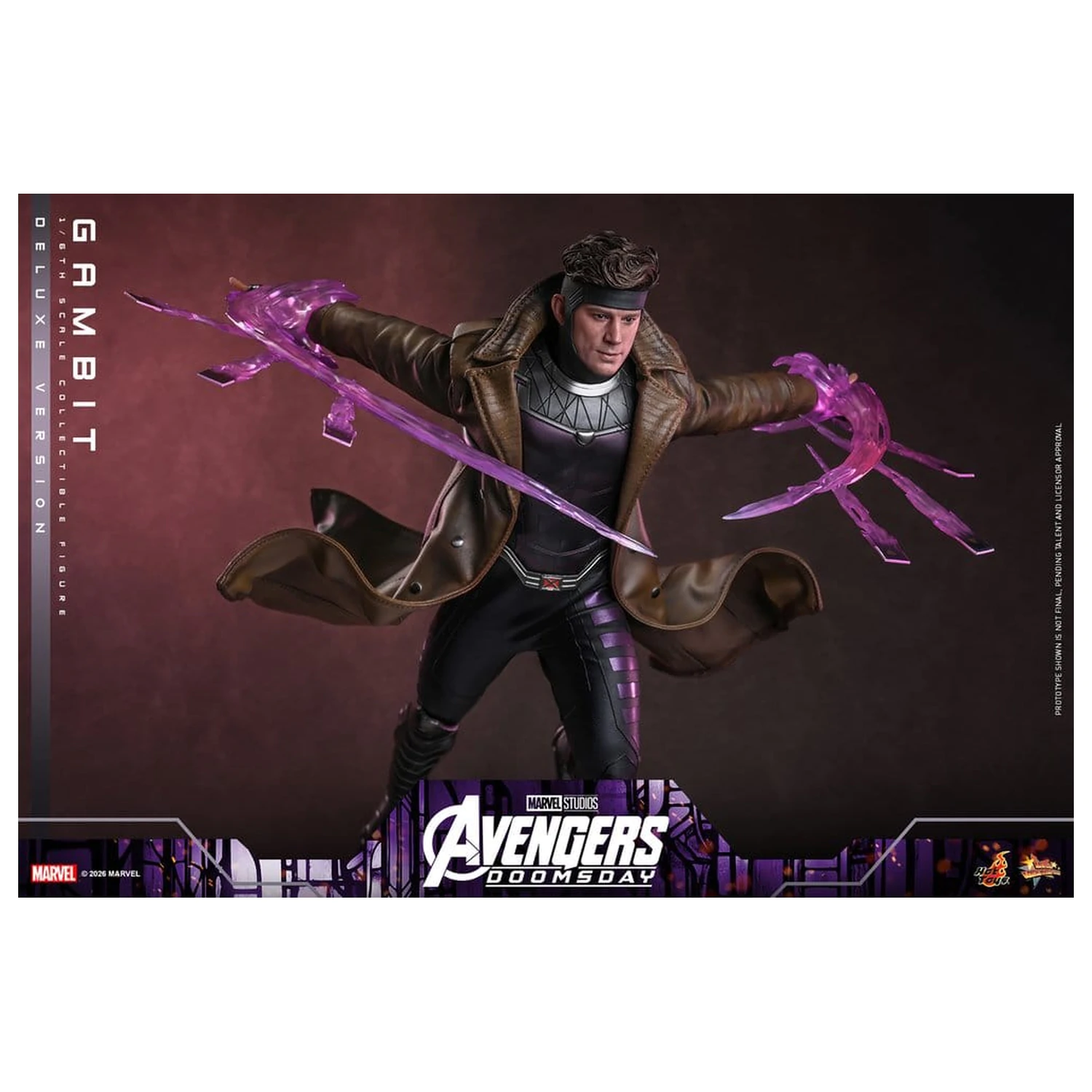 Avengers: Doomsday Movie Masterpiece akcijska figura 1/6 Gambit (Deluxe Version) 31 cm fotografija izdelka