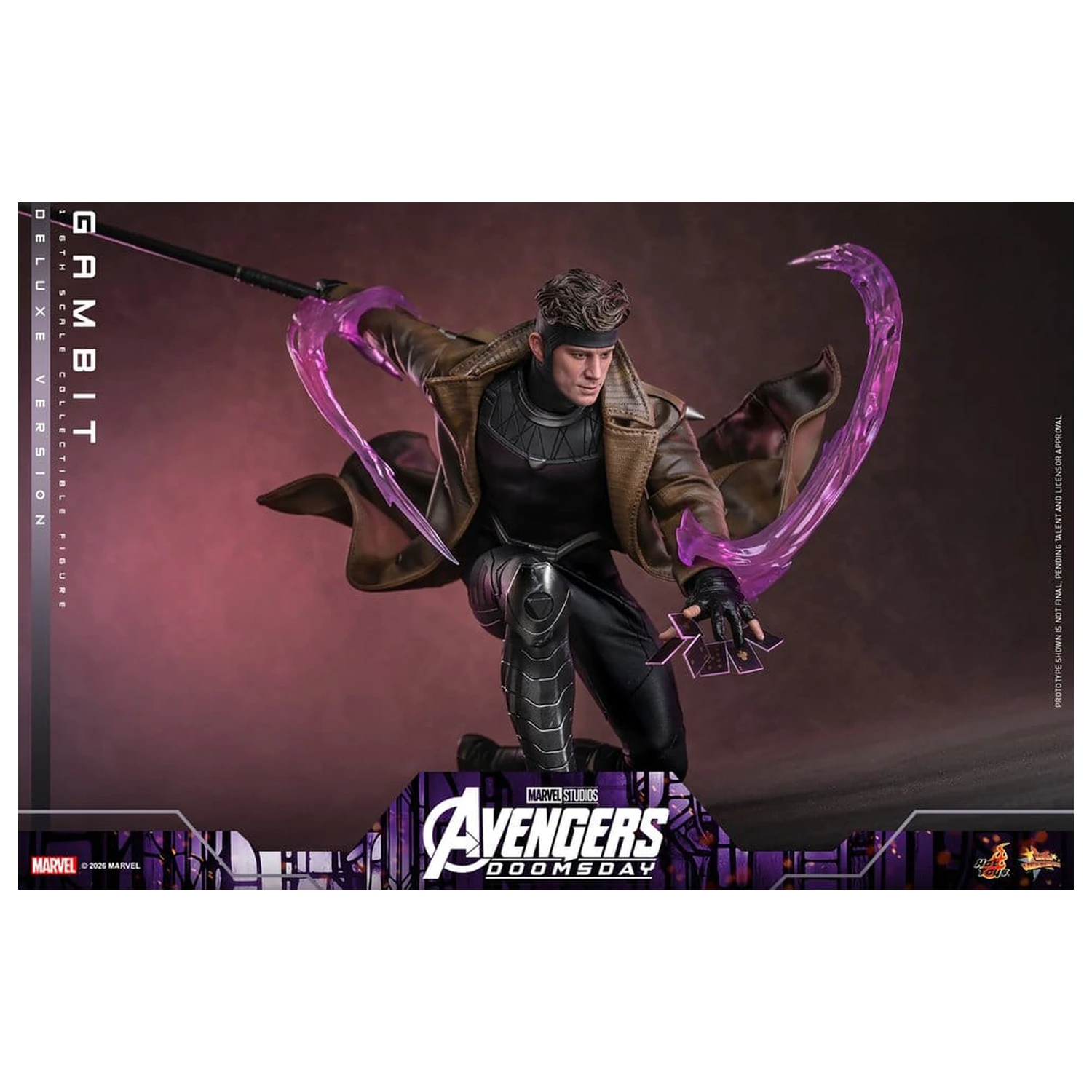 Avengers: Doomsday Movie Masterpiece akcijska figura 1/6 Gambit (Deluxe Version) 31 cm fotografija izdelka