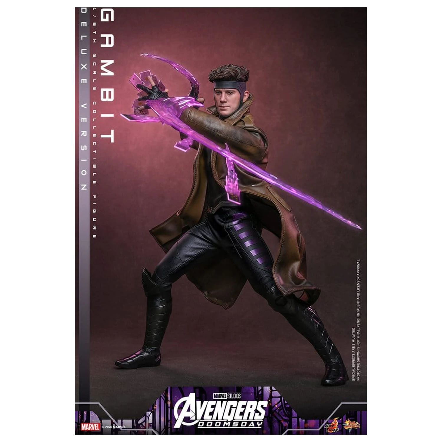Avengers: Doomsday Movie Masterpiece akcijska figura 1/6 Gambit (Deluxe Version) 31 cm fotografija izdelka