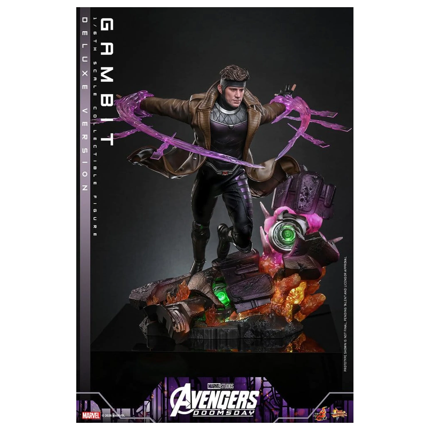 Avengers: Doomsday Movie Masterpiece akcijska figura 1/6 Gambit (Deluxe Version) 31 cm fotografija izdelka