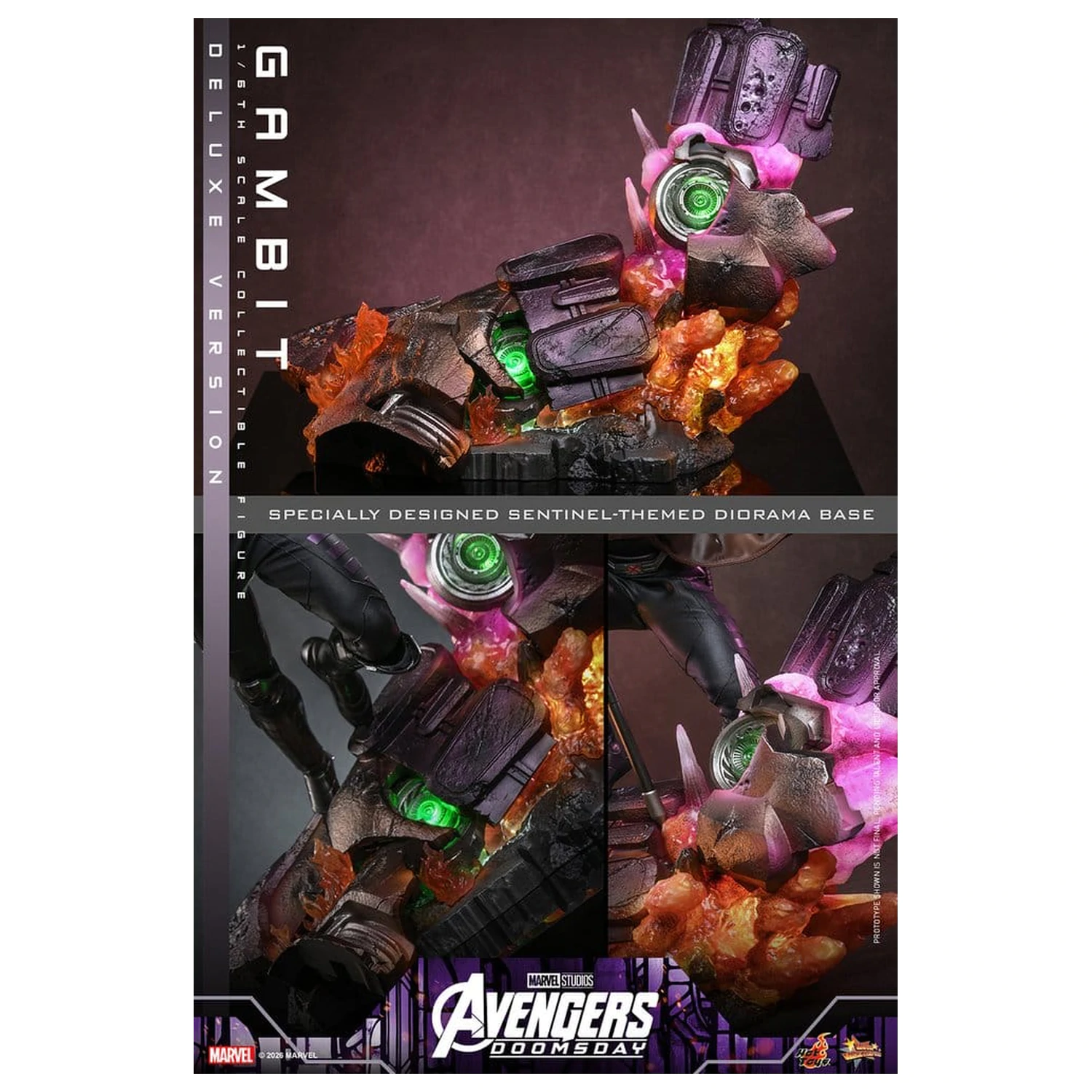 Avengers: Doomsday Movie Masterpiece akcijska figura 1/6 Gambit (Deluxe Version) 31 cm fotografija izdelka