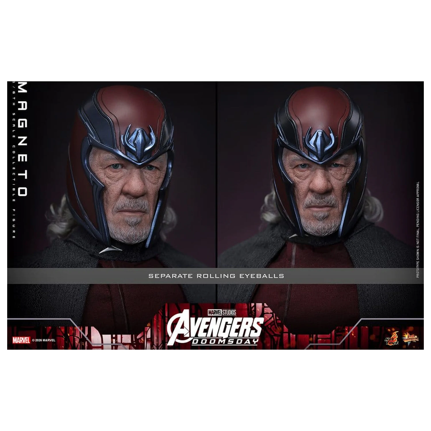 Avengers: Doomsday Movie Masterpiece akcijska figura 1/6 Magneto 30 cm fotografija izdelka