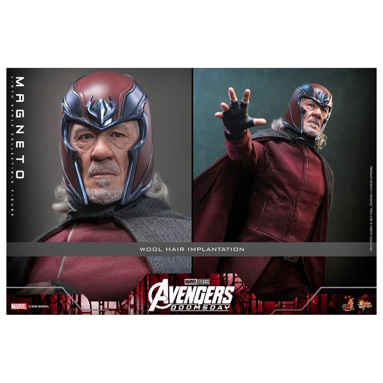 Avengers: Doomsday Movie Masterpiece akcijska figura 1/6 Magneto 30 cm fotografija izdelka