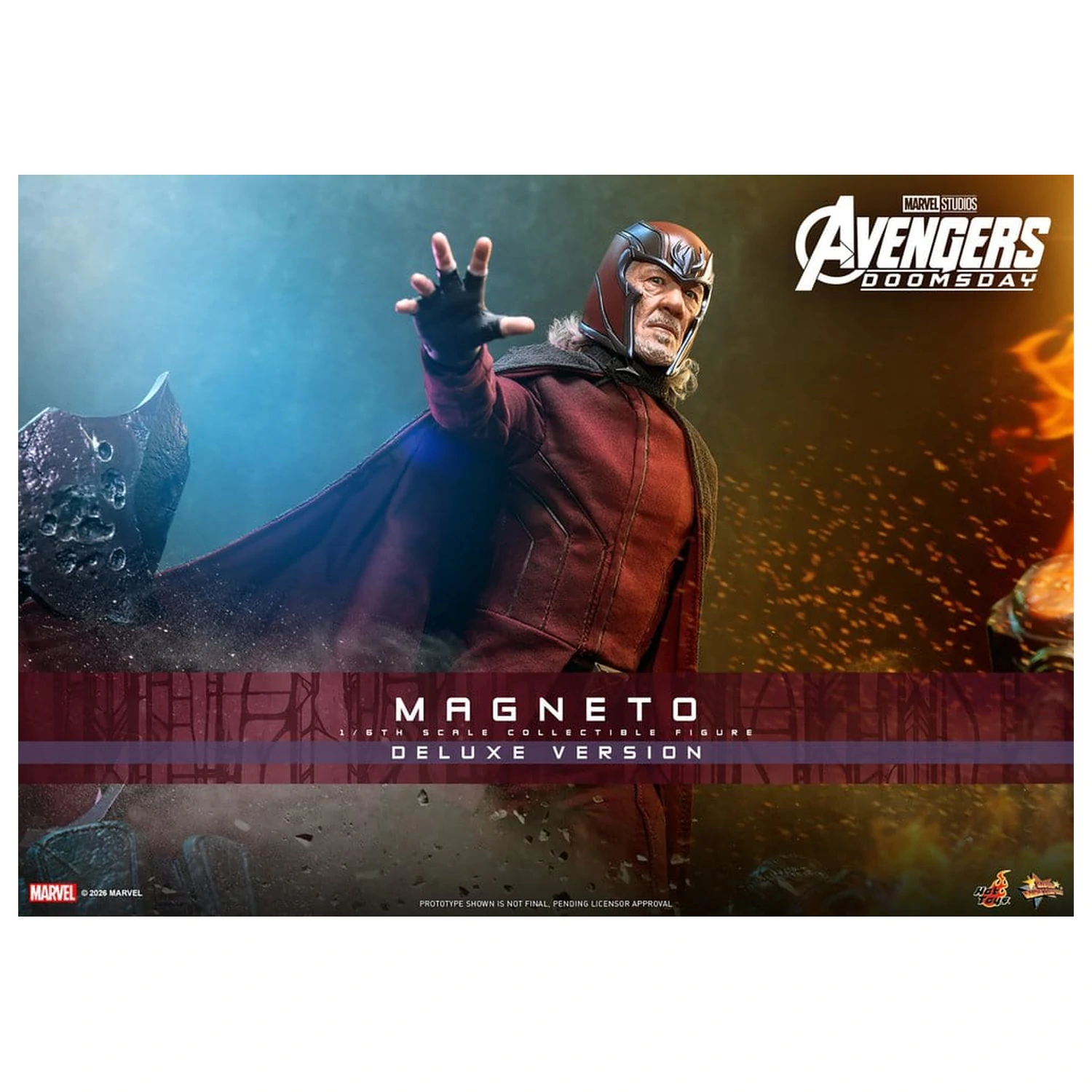 Avengers: Doomsday Movie Masterpiece akcijska figura 1/6 Magneto (Deluxe Version) 30 cm fotografija izdelka