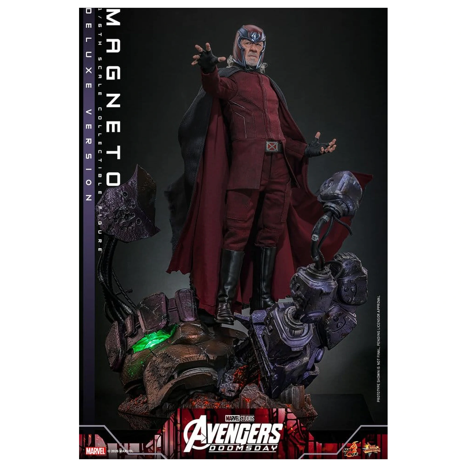 Avengers: Doomsday Movie Masterpiece akcijska figura 1/6 Magneto (Deluxe Version) 30 cm fotografija izdelka