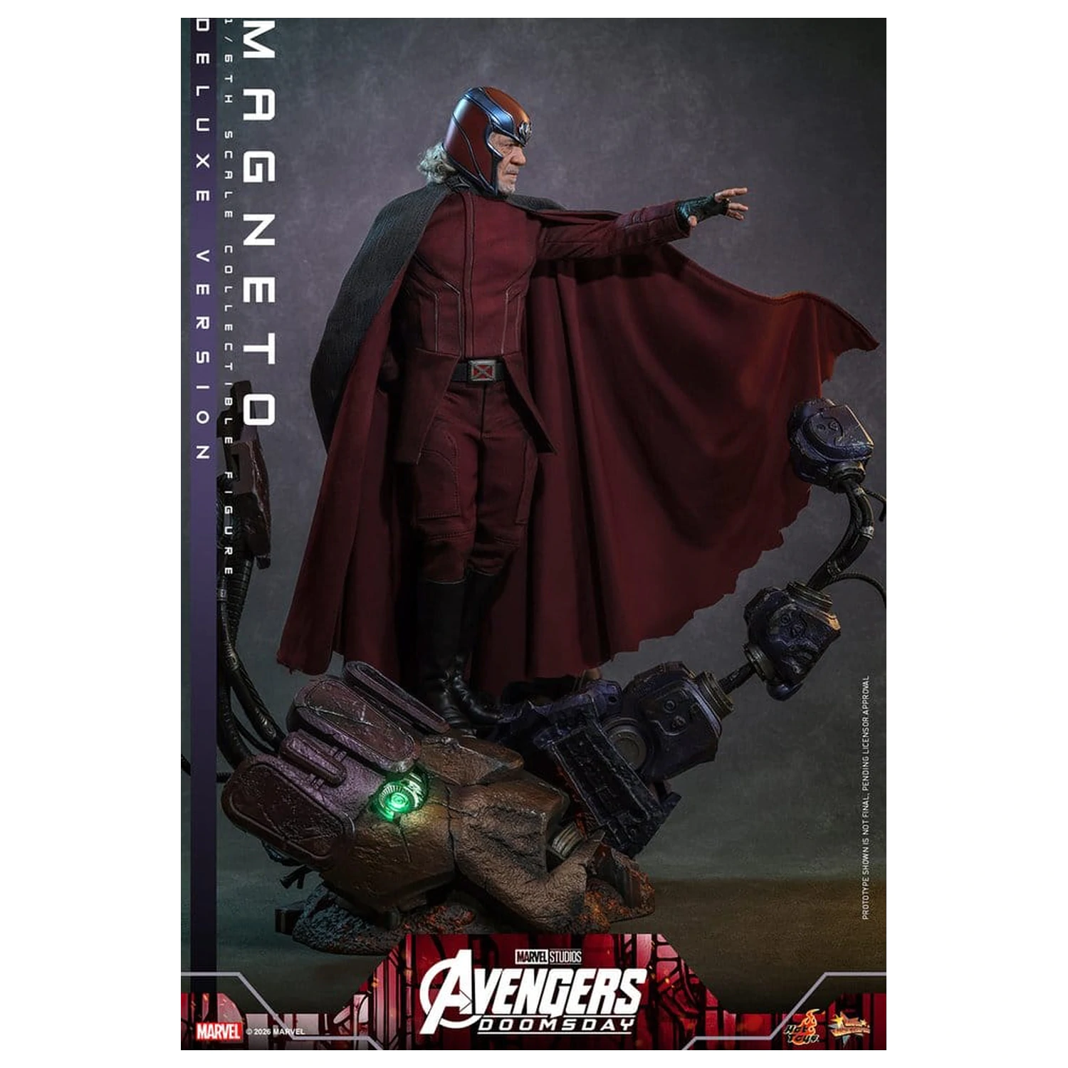 Avengers: Doomsday Movie Masterpiece akcijska figura 1/6 Magneto (Deluxe Version) 30 cm fotografija izdelka