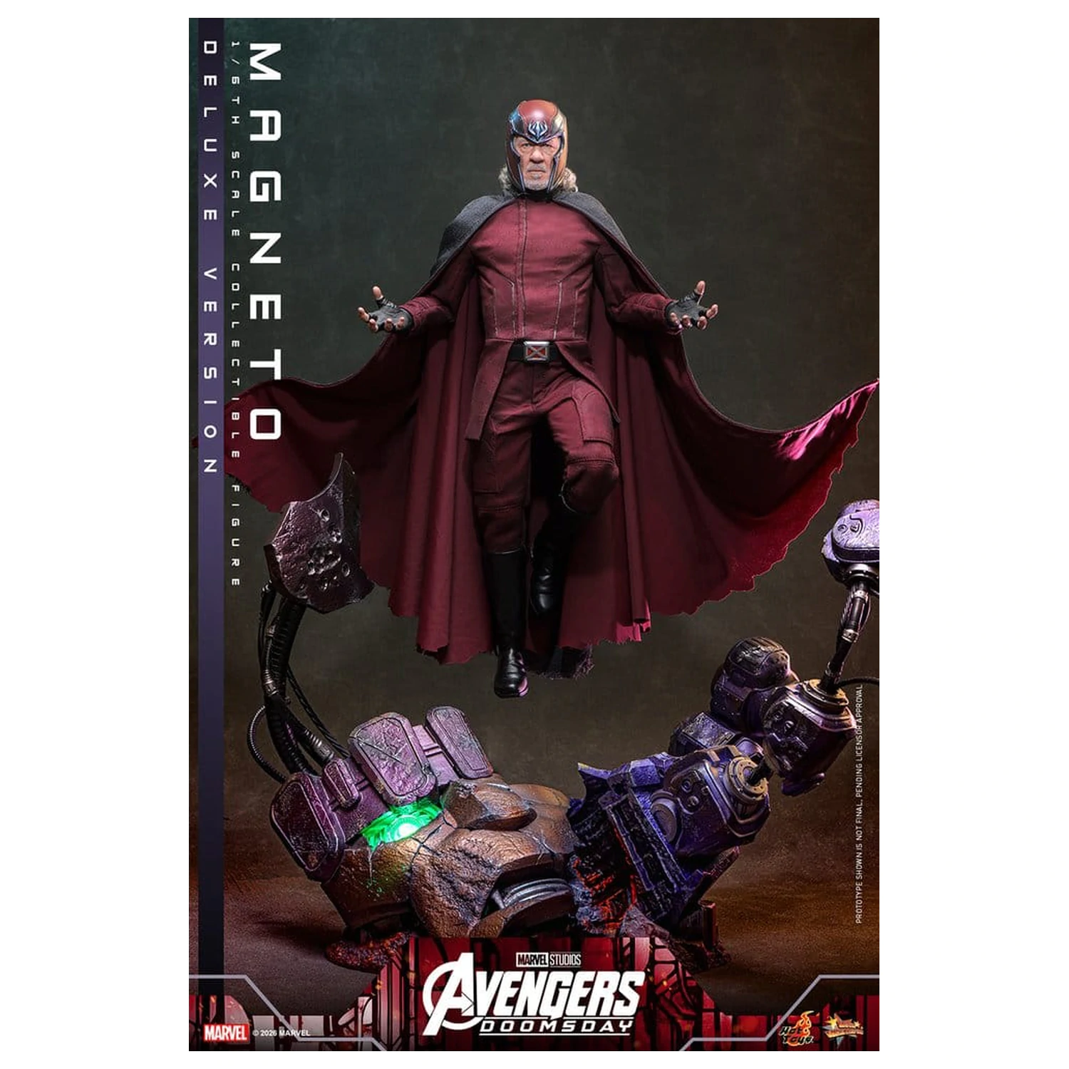 Avengers: Doomsday Movie Masterpiece akcijska figura 1/6 Magneto (Deluxe Version) 30 cm fotografija izdelka