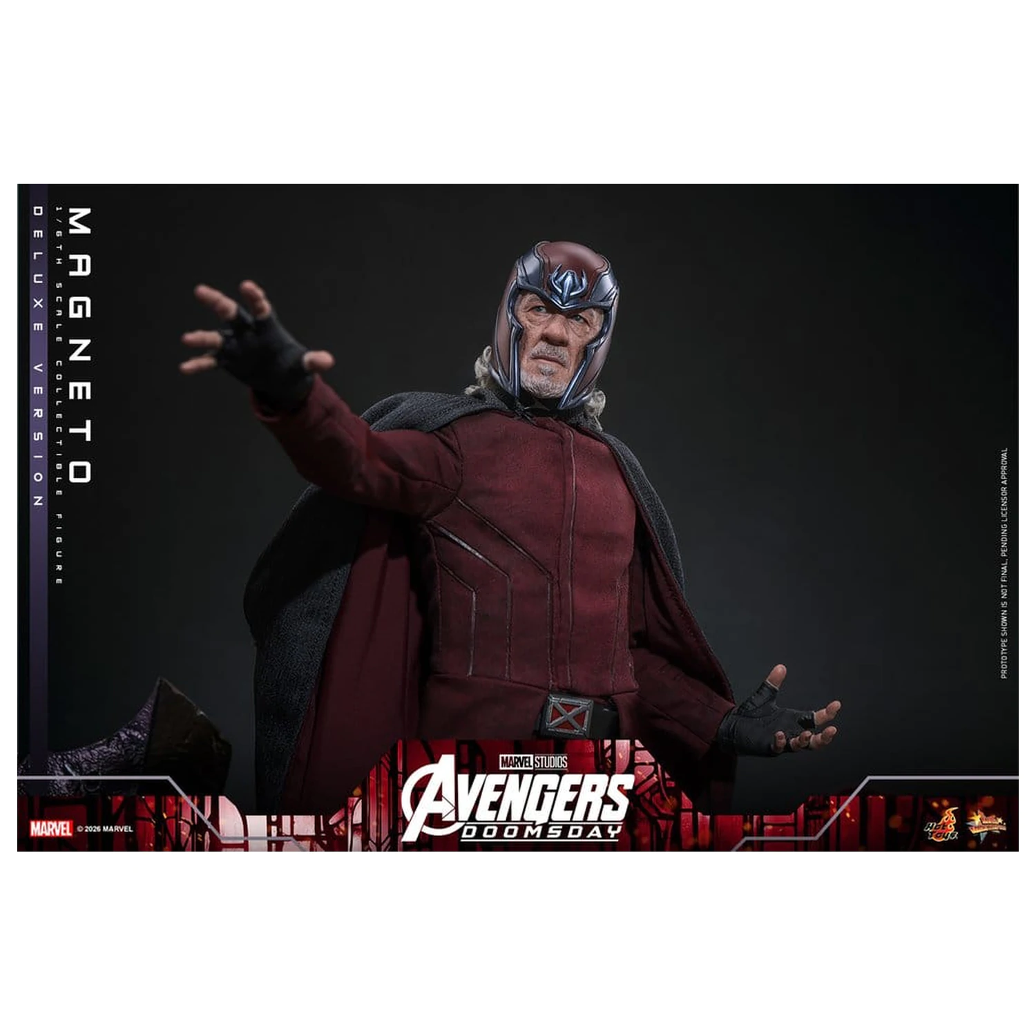Avengers: Doomsday Movie Masterpiece akcijska figura 1/6 Magneto (Deluxe Version) 30 cm fotografija izdelka