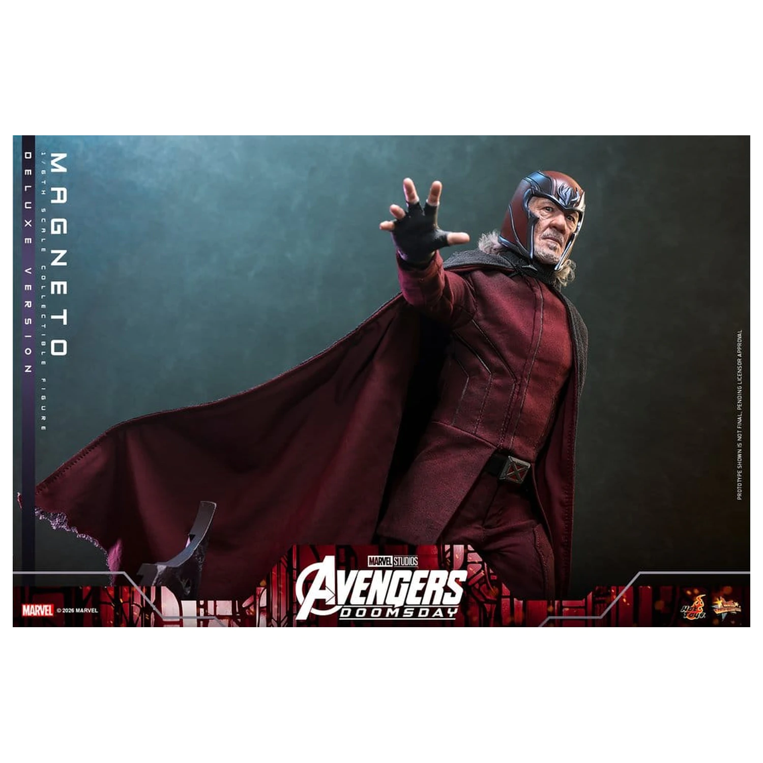 Avengers: Doomsday Movie Masterpiece akcijska figura 1/6 Magneto (Deluxe Version) 30 cm fotografija izdelka