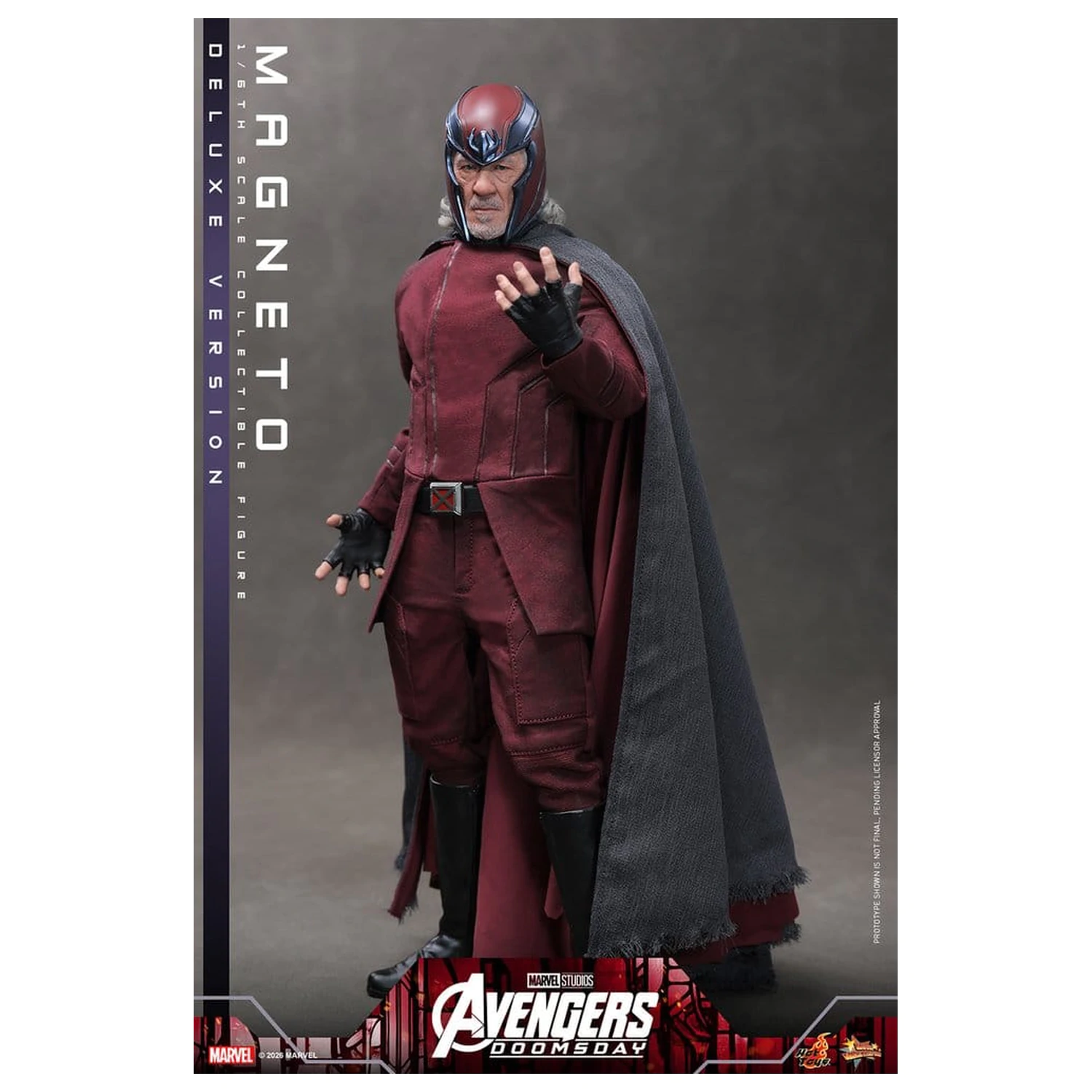 Avengers: Doomsday Movie Masterpiece akcijska figura 1/6 Magneto (Deluxe Version) 30 cm fotografija izdelka