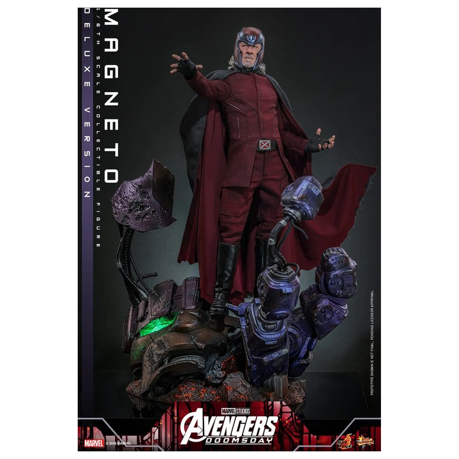 Avengers: Doomsday Movie Masterpiece akcijska figura 1/6 Magneto (Deluxe Version) 30 cm fotografija izdelka
