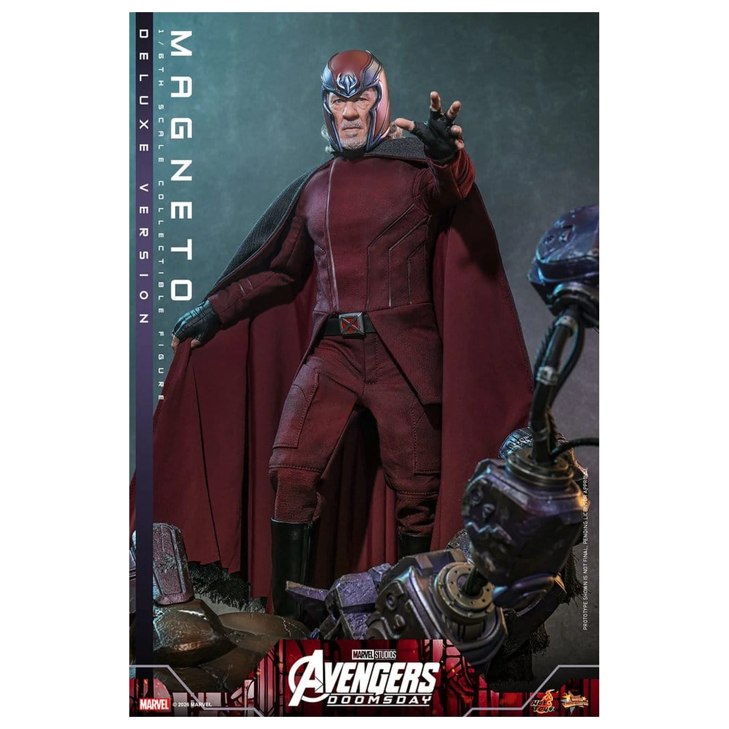 Avengers: Doomsday Movie Masterpiece akcijska figura 1/6 Magneto (Deluxe Version) 30 cm fotografija izdelka
