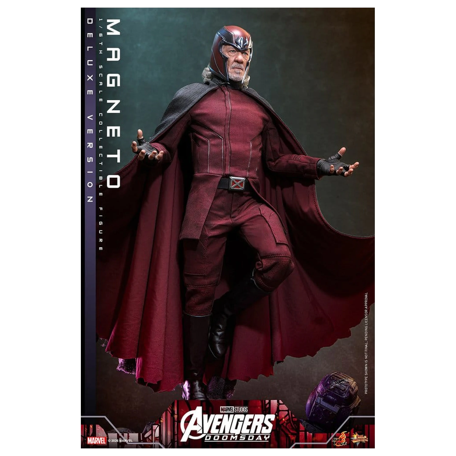 Avengers: Doomsday Movie Masterpiece akcijska figura 1/6 Magneto (Deluxe Version) 30 cm fotografija izdelka