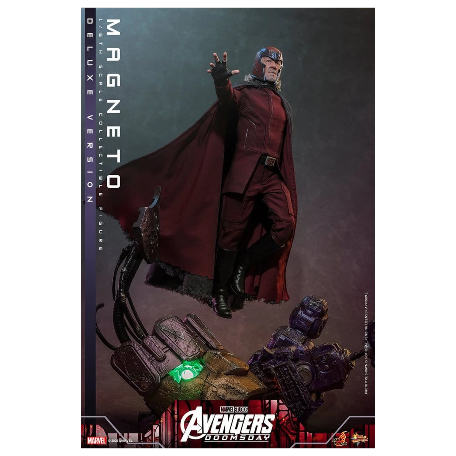 Avengers: Doomsday Movie Masterpiece akcijska figura 1/6 Magneto (Deluxe Version) 30 cm fotografija izdelka