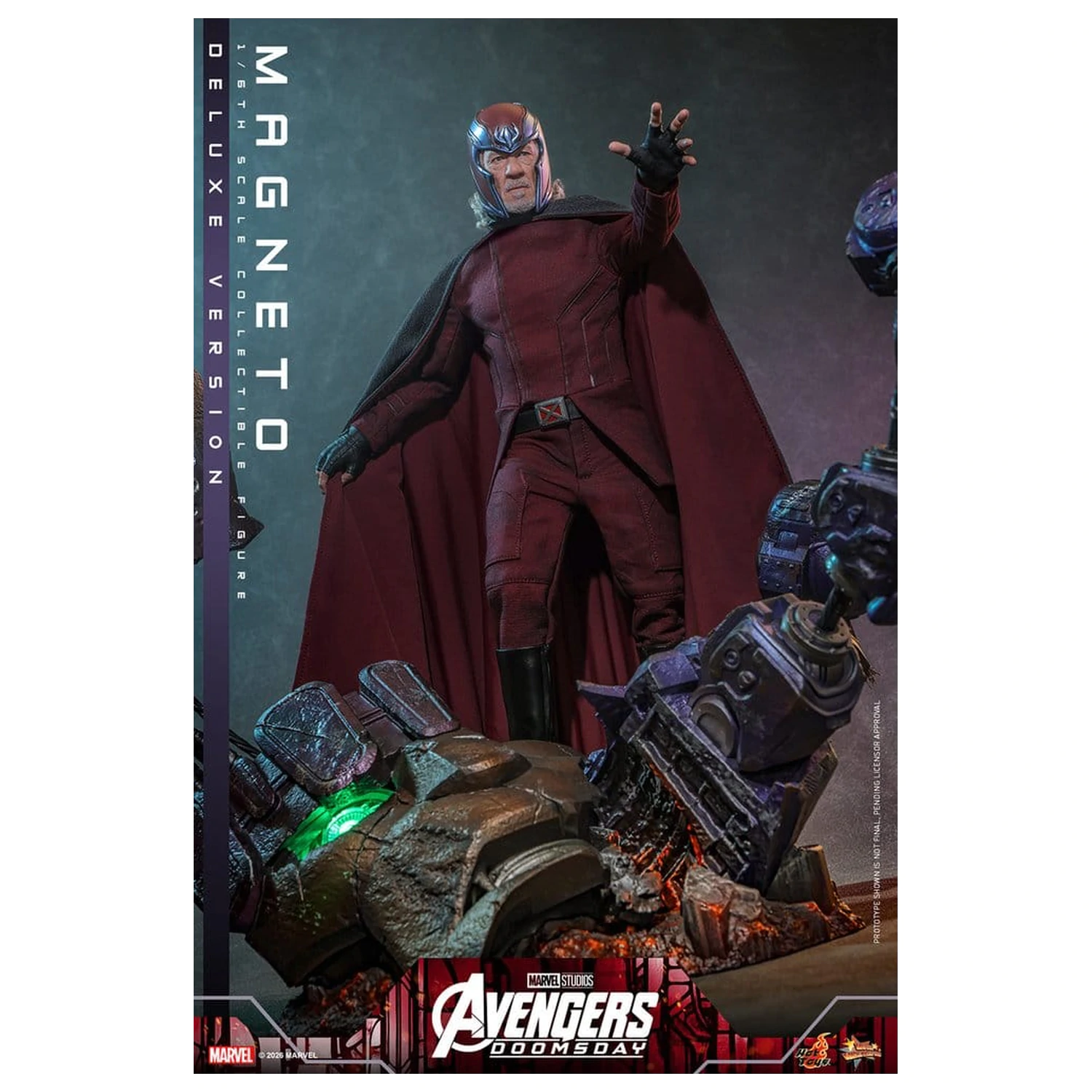 Avengers: Doomsday Movie Masterpiece akcijska figura 1/6 Magneto (Deluxe Version) 30 cm fotografija izdelka