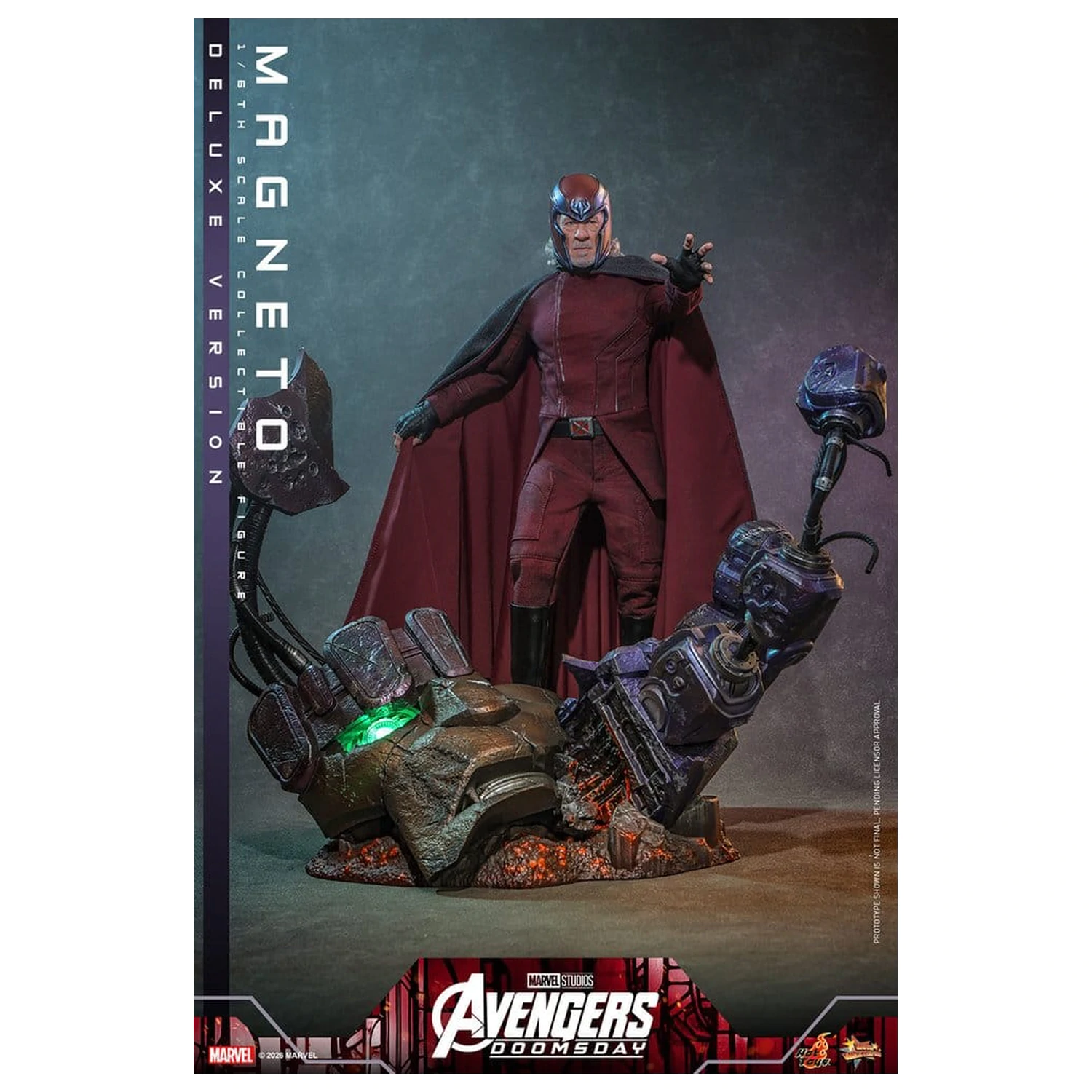 Avengers: Doomsday Movie Masterpiece akcijska figura 1/6 Magneto (Deluxe Version) 30 cm fotografija izdelka