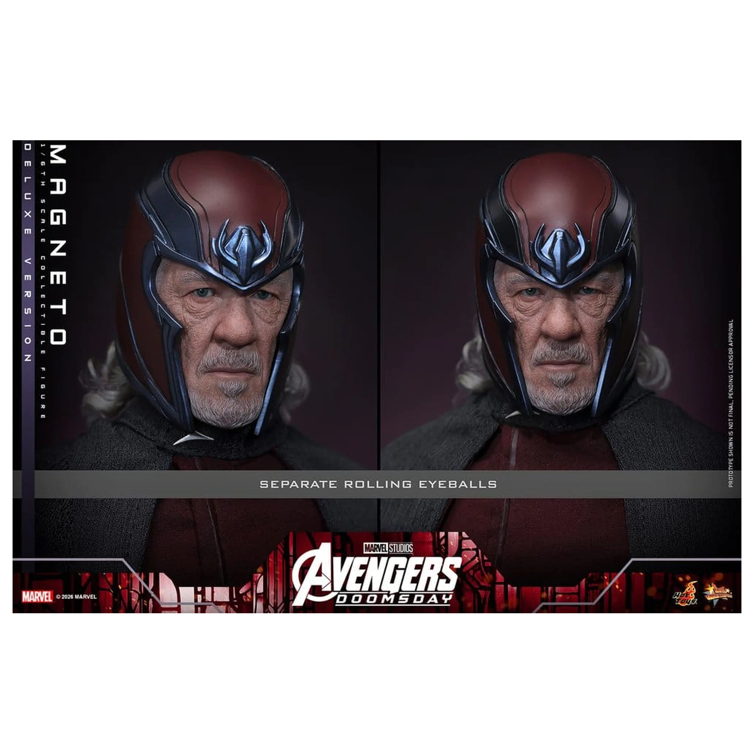 Avengers: Doomsday Movie Masterpiece akcijska figura 1/6 Magneto (Deluxe Version) 30 cm fotografija izdelka