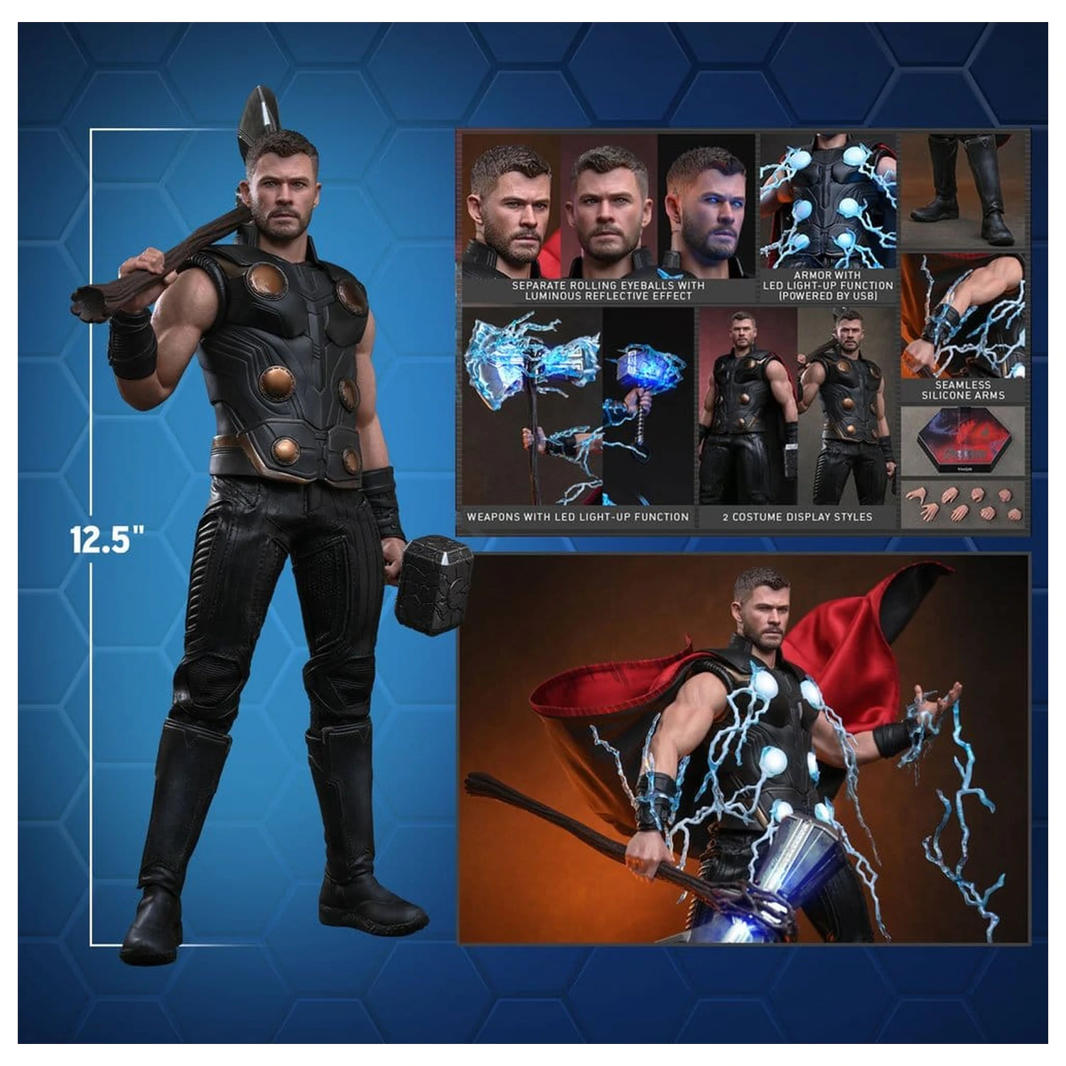 Avengers: Doomsday Movie Masterpiece akcijska figura 1/6 Thor 32 cm fotografija izdelka