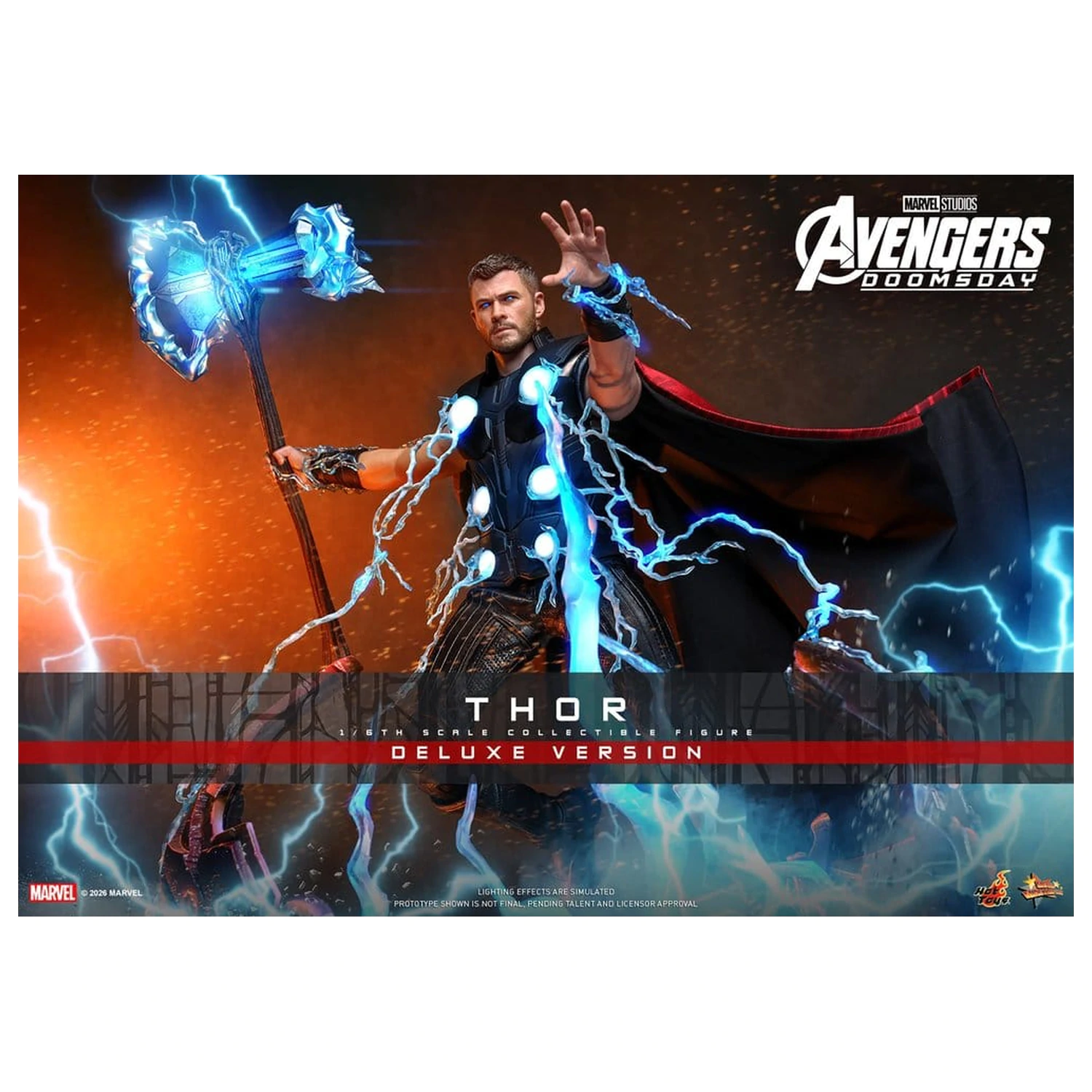 Avengers: Doomsday Movie Masterpiece akcijska figura 1/6 Thor (Deluxe Version) 32 cm fotografija izdelka