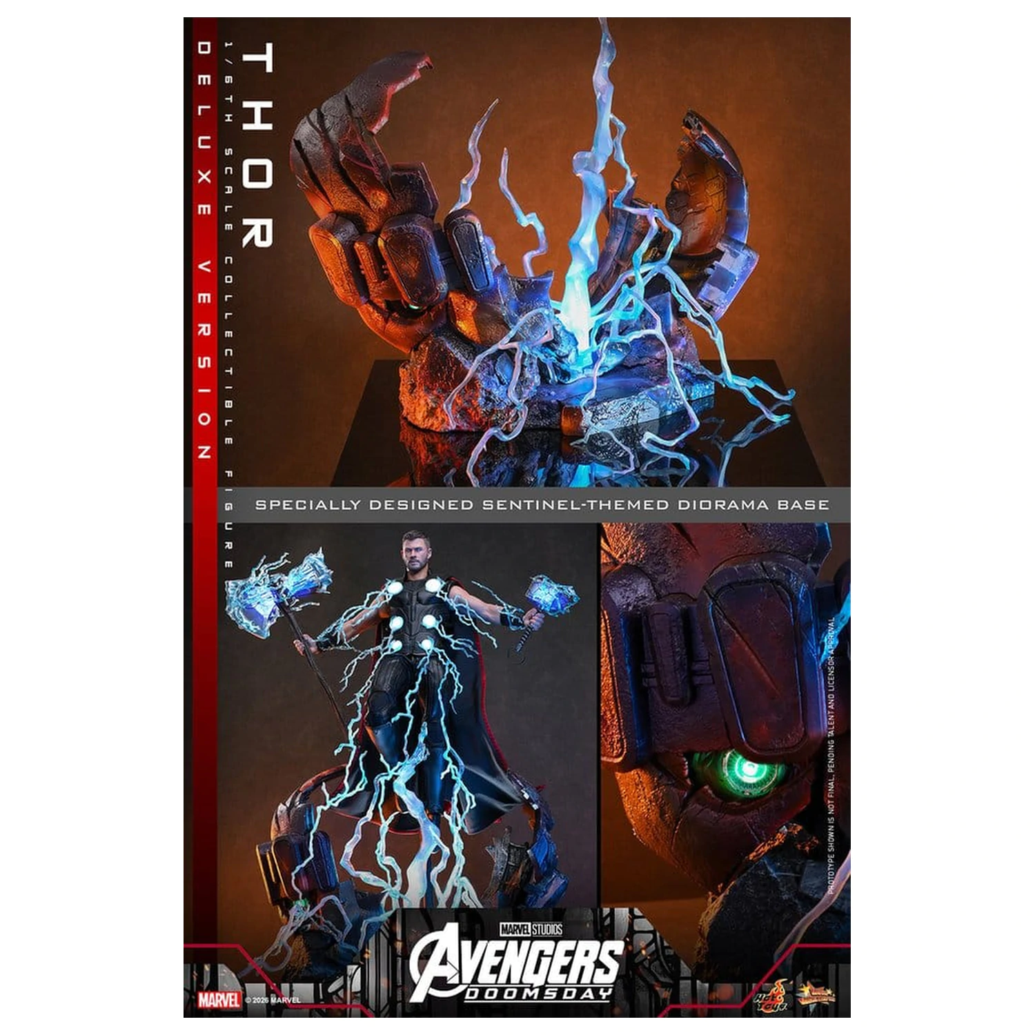 Avengers: Doomsday Movie Masterpiece akcijska figura 1/6 Thor (Deluxe Version) 32 cm fotografija izdelka