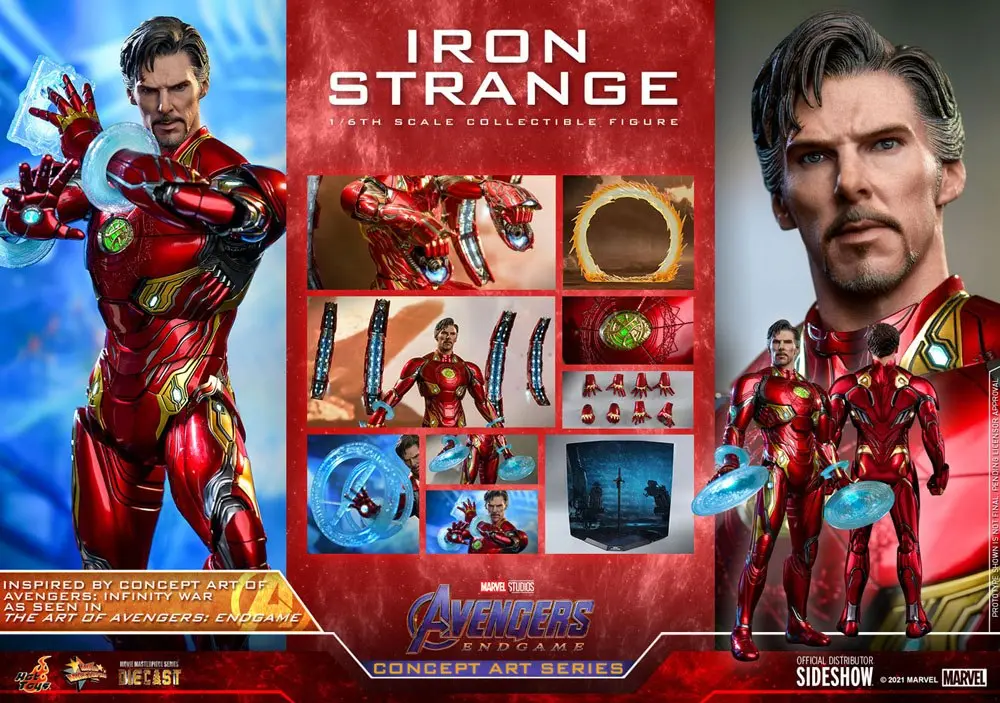 Avengers: Endgame Concept Art Series PVC akcijska figura 1/6 Iron Strange 32 cm fotografija izdelka