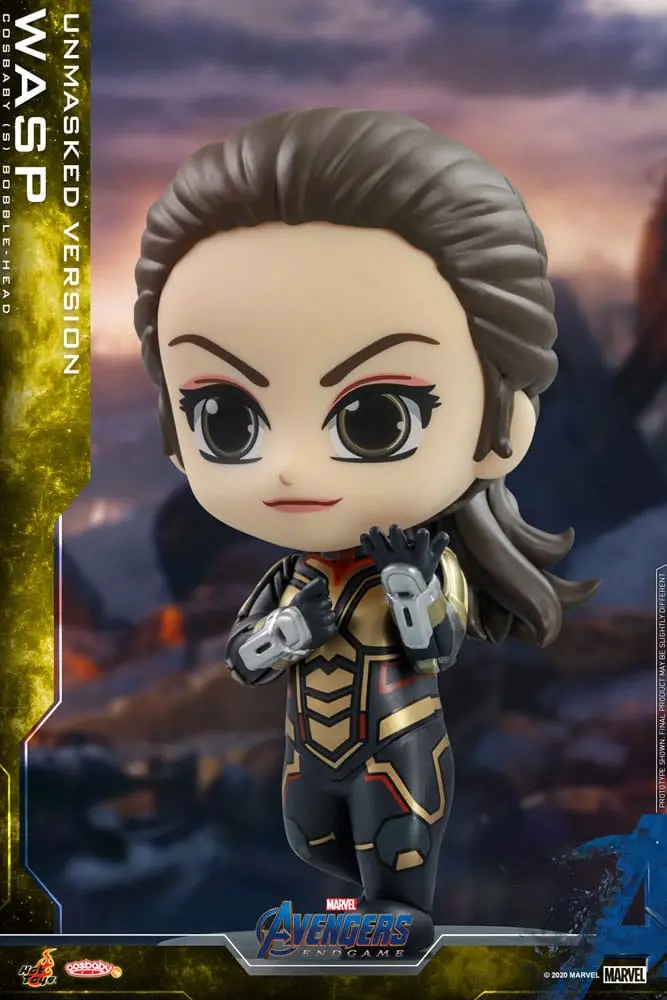 Avengers: Endgame Cosbaby (S) Mini Figurica The Wasp (Unmasked Version) 10 cm fotografija izdelka